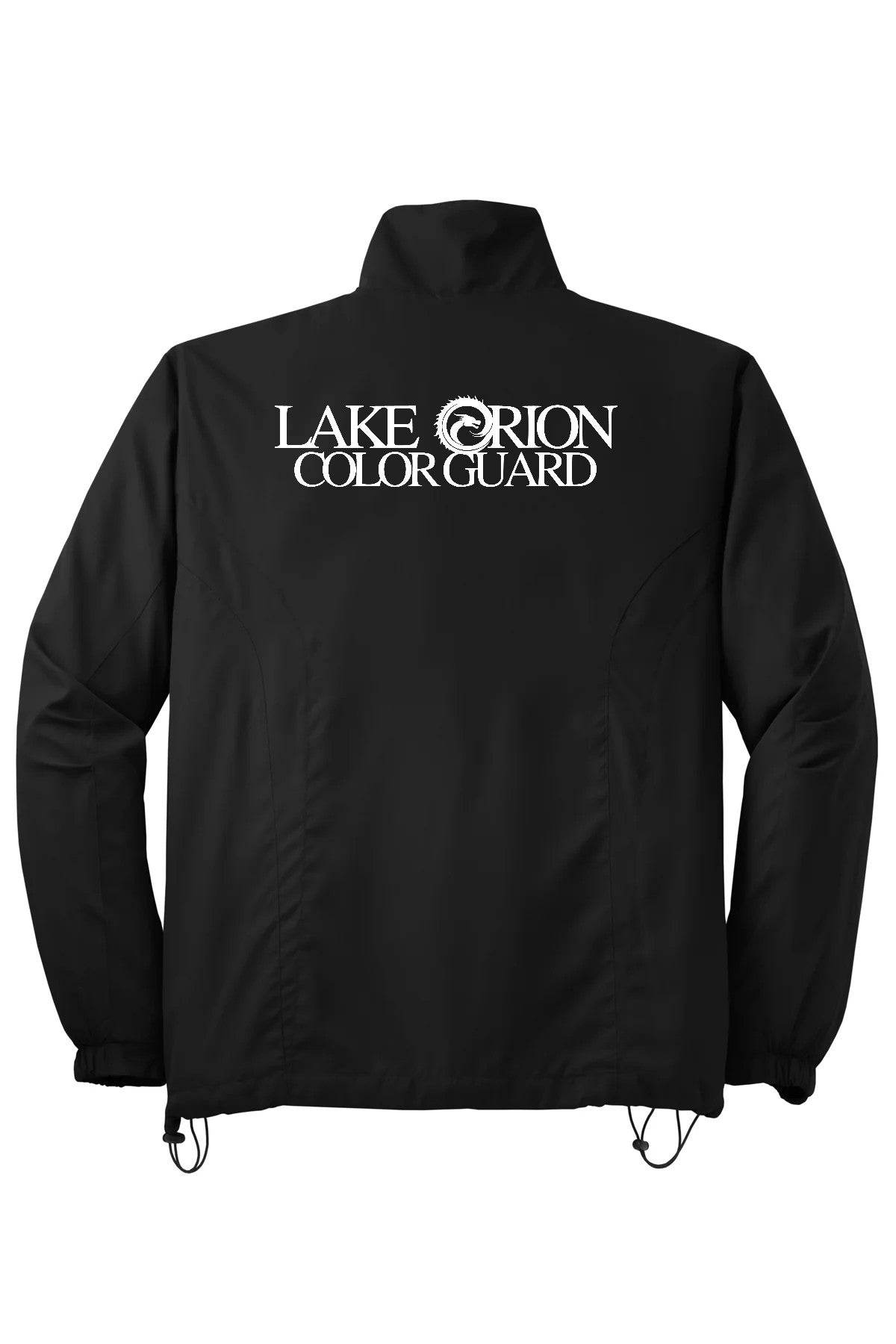 Lake Orion Color Guard with white logo