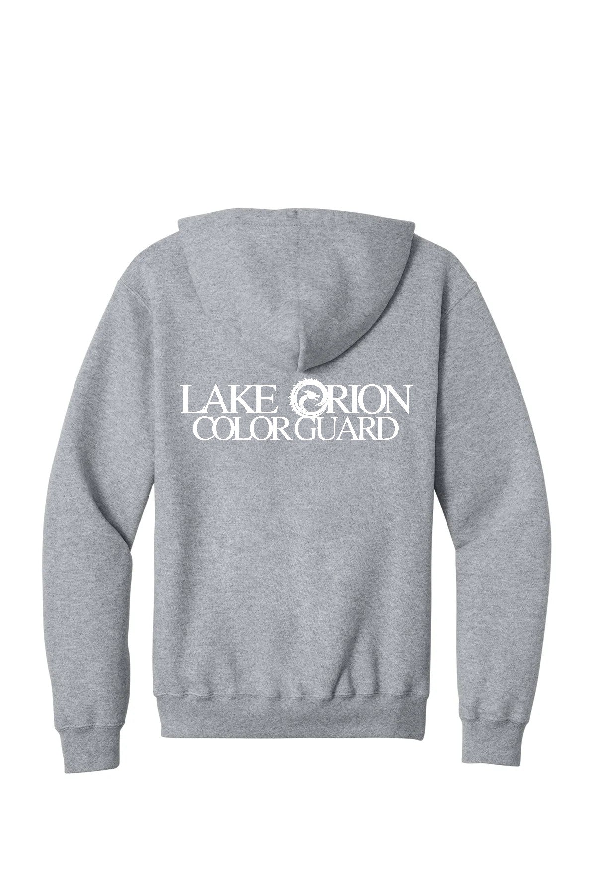 Lake Orion Color Guard Gray with white logo
