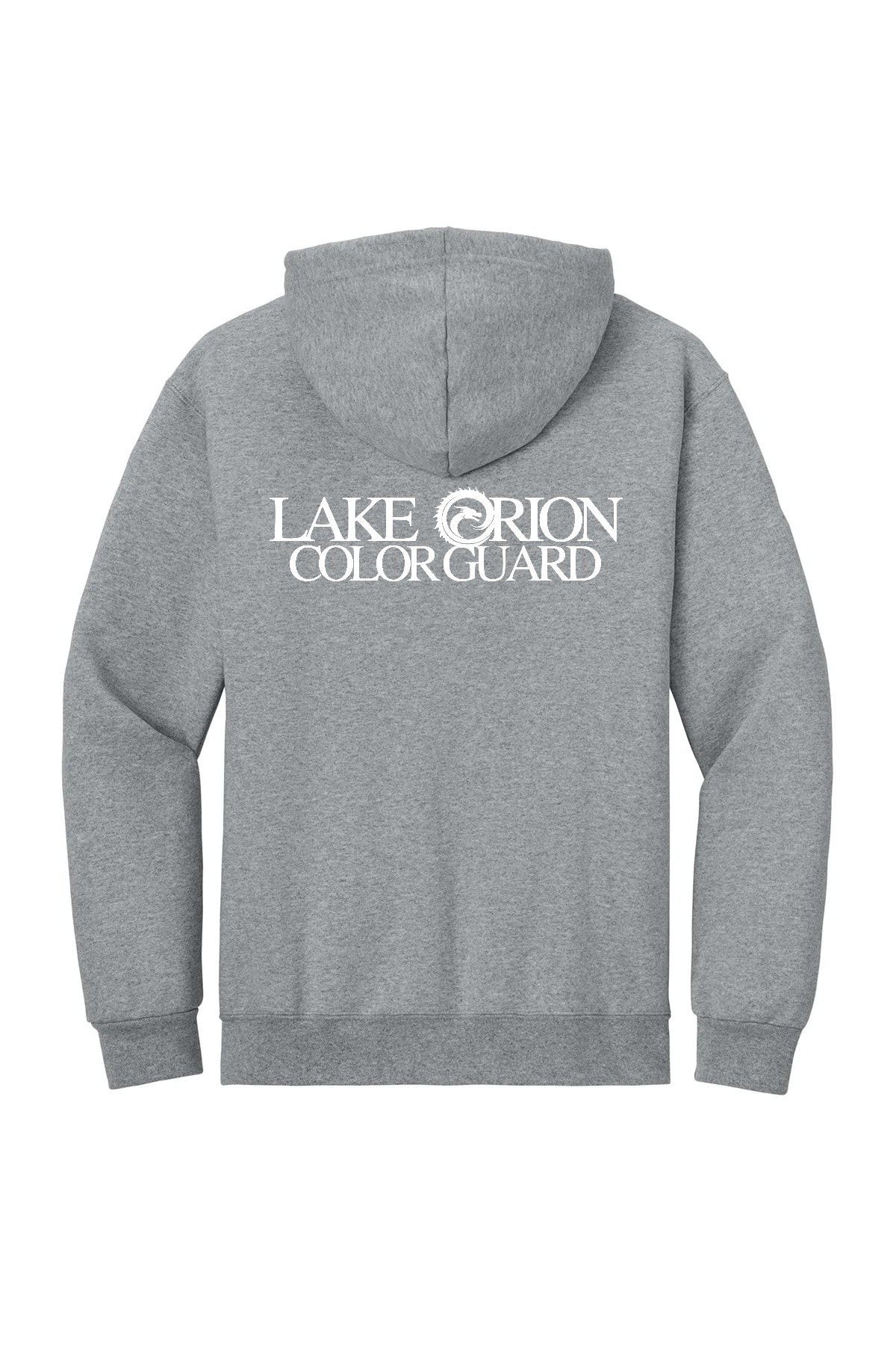 Lake Orion Color Guard Gray with white logo