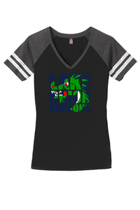 Women's Game V-Neck Tee - Lake Orion Spirit