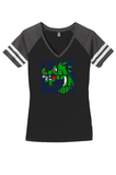 Women's Game V-Neck Tee - Lake Orion Spirit