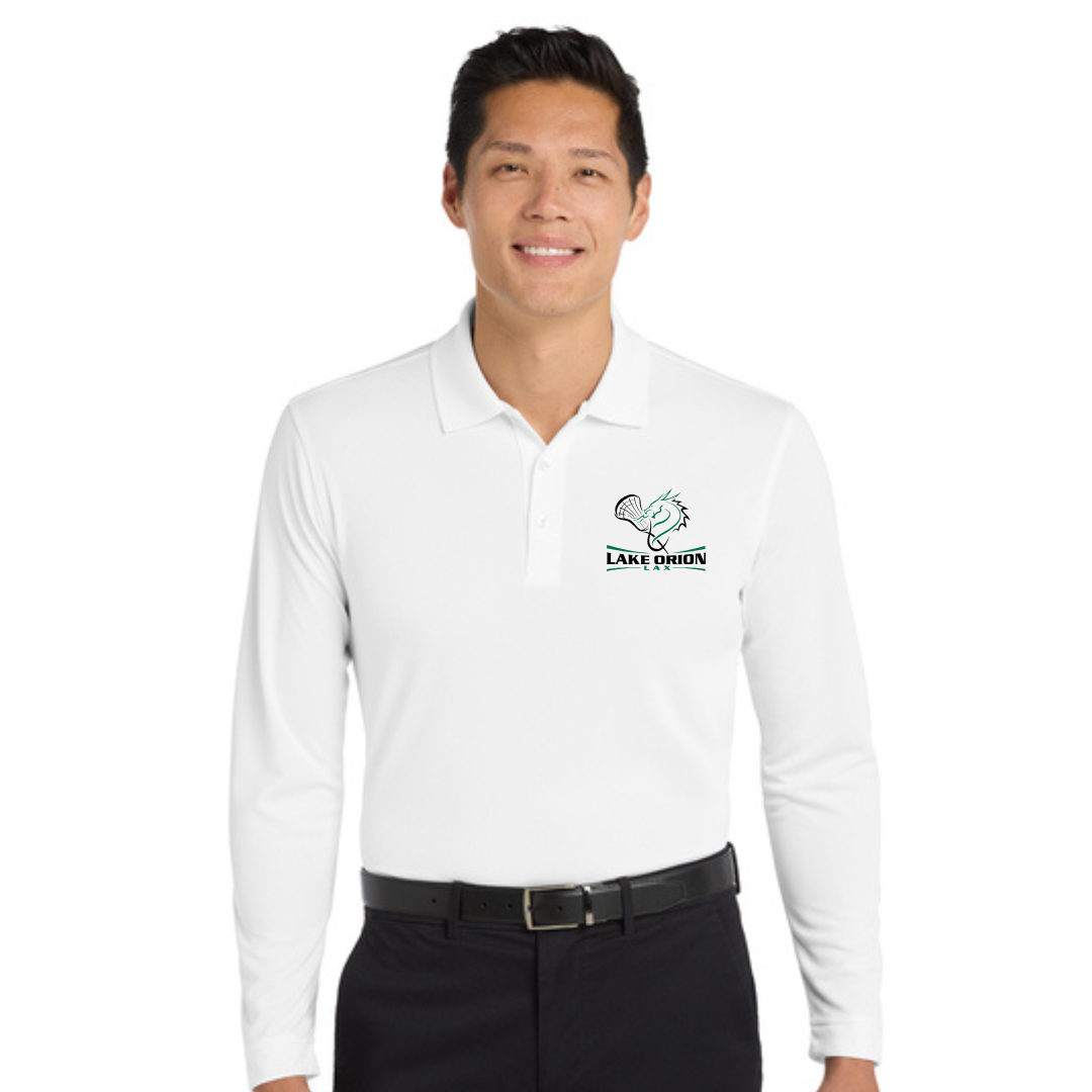 Lake Orion LAX Lacrosse Dry Zone ® UV Micro-Mesh Long Sleeve Polo