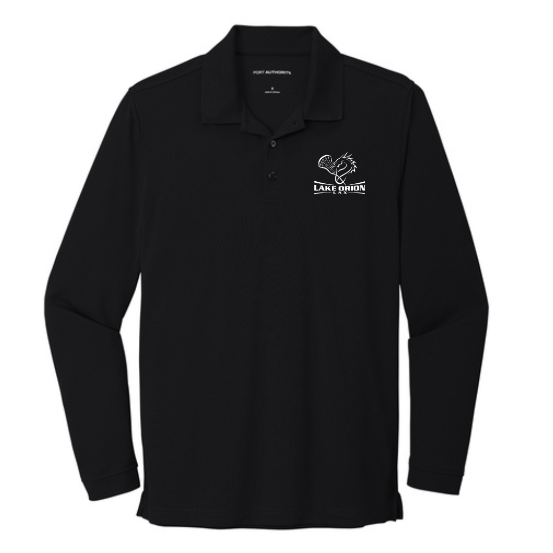 Lake Orion LAX Lacrosse Dry Zone ® UV Micro-Mesh Long Sleeve Polo