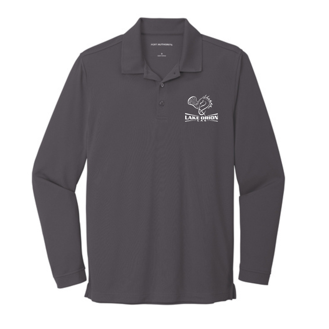 Lake Orion LAX Lacrosse Dry Zone ® UV Micro-Mesh Long Sleeve Polo