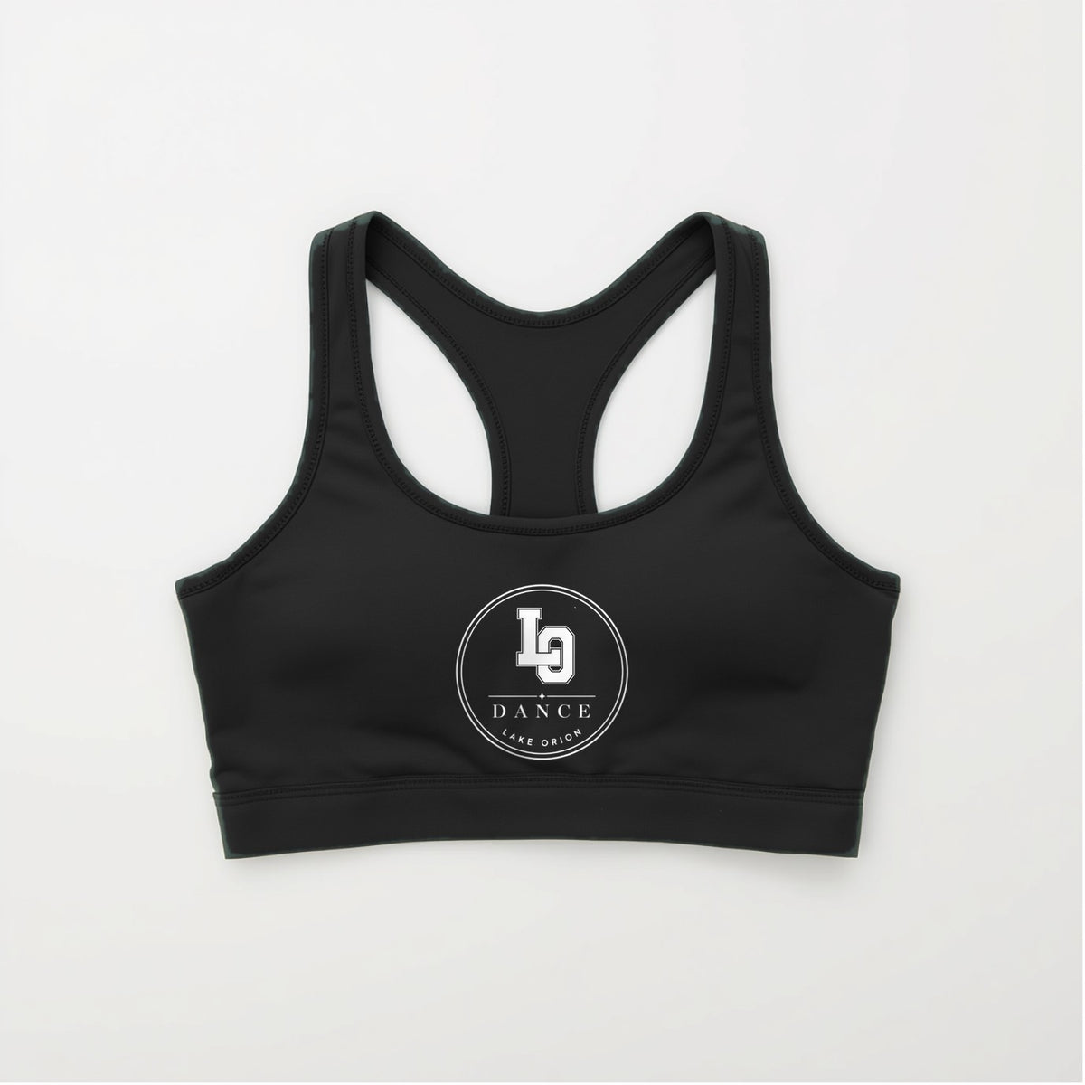 LO Dance Sports Bra - Black - LO circle