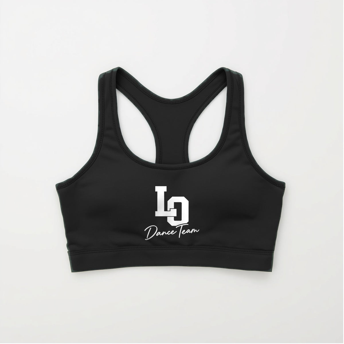 LO Dance Sports Bra - Black - LO Dance Team script