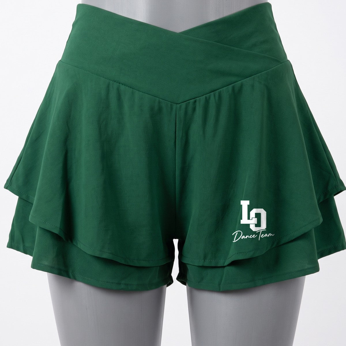 LO Dance Isla Shorts - Hunter Green - LO Dance Team script