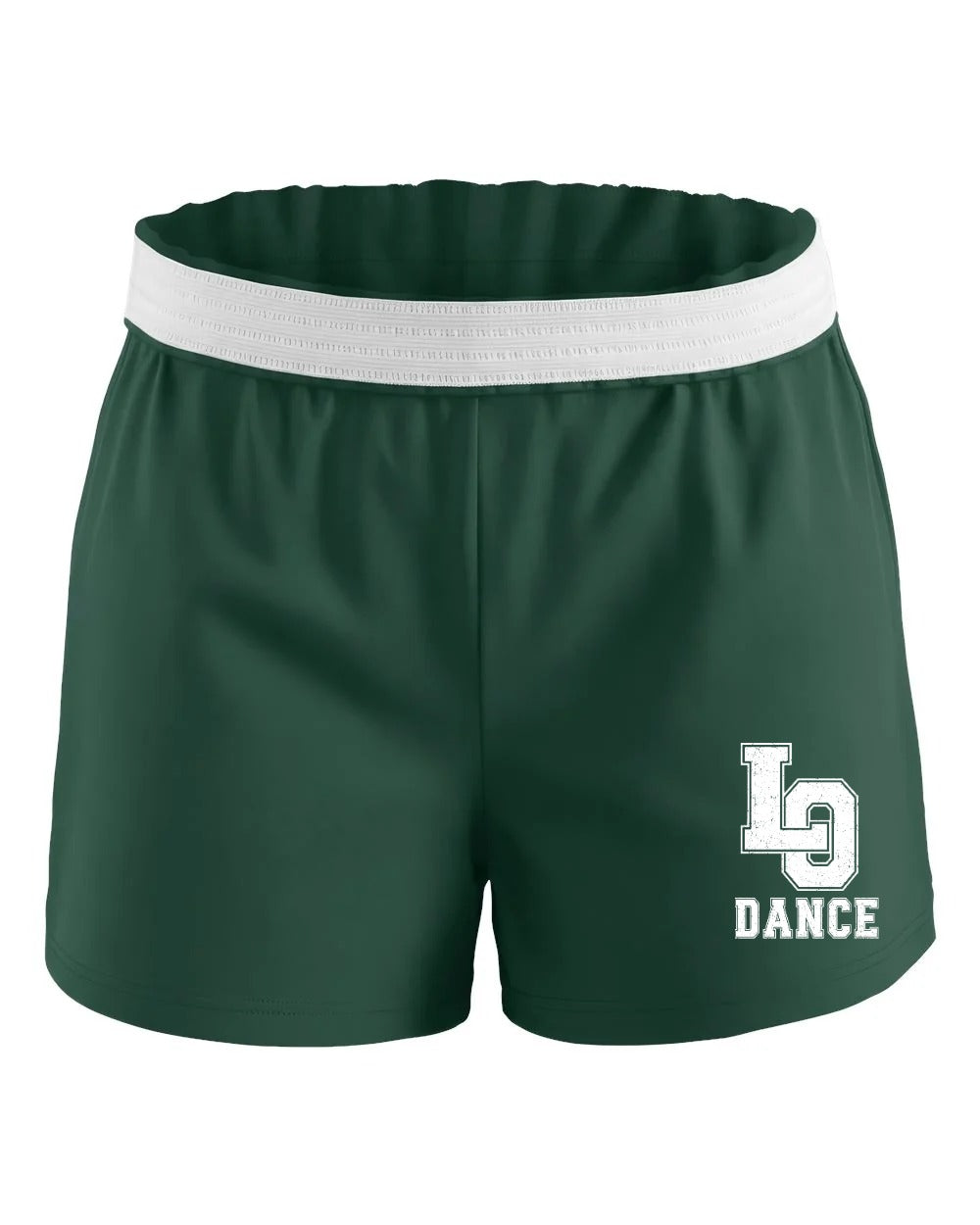 LO Dance Youth Essential Spirit Shorts Dark Green