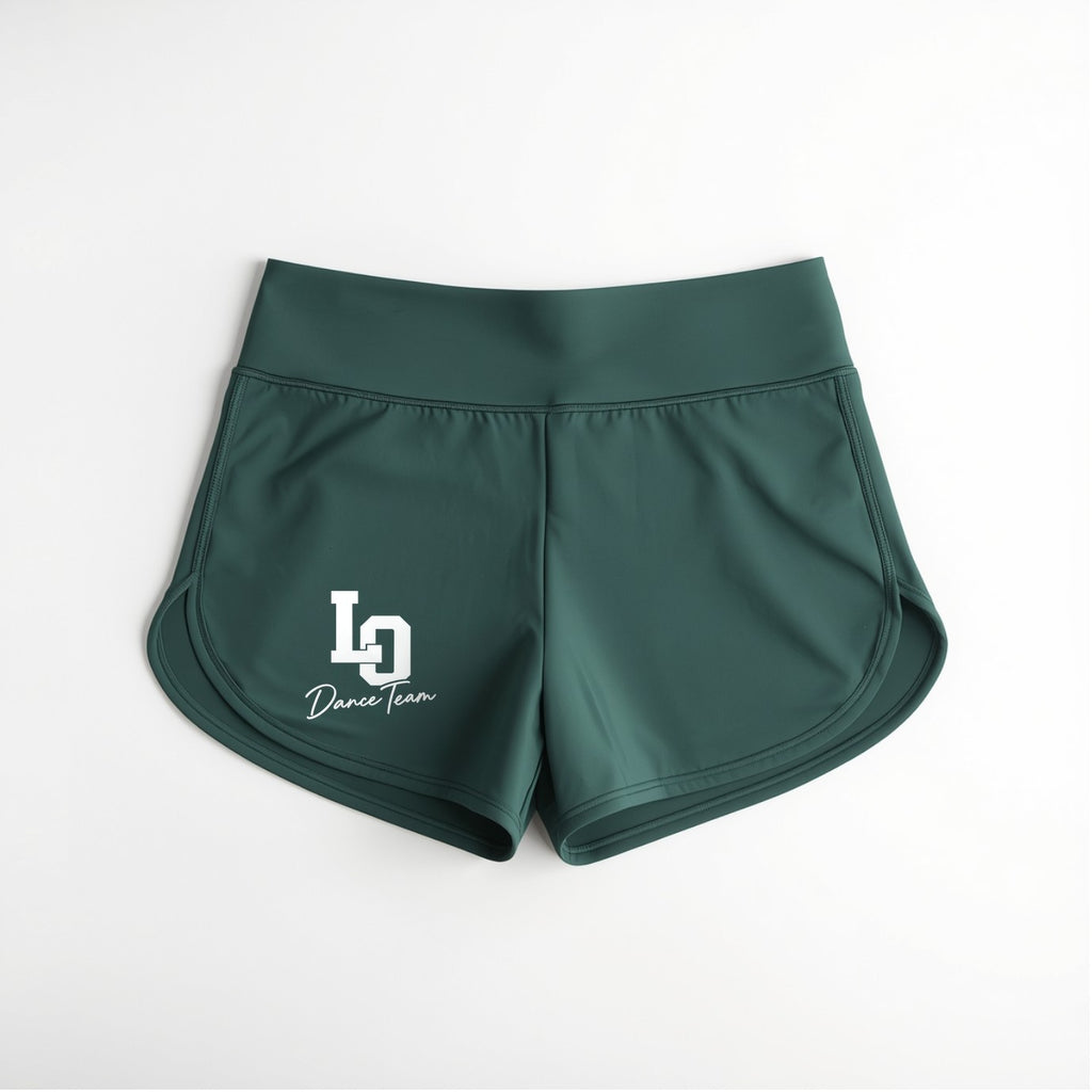 LO Dance Justine Shorts - Hunter Green - LO Dance Team script