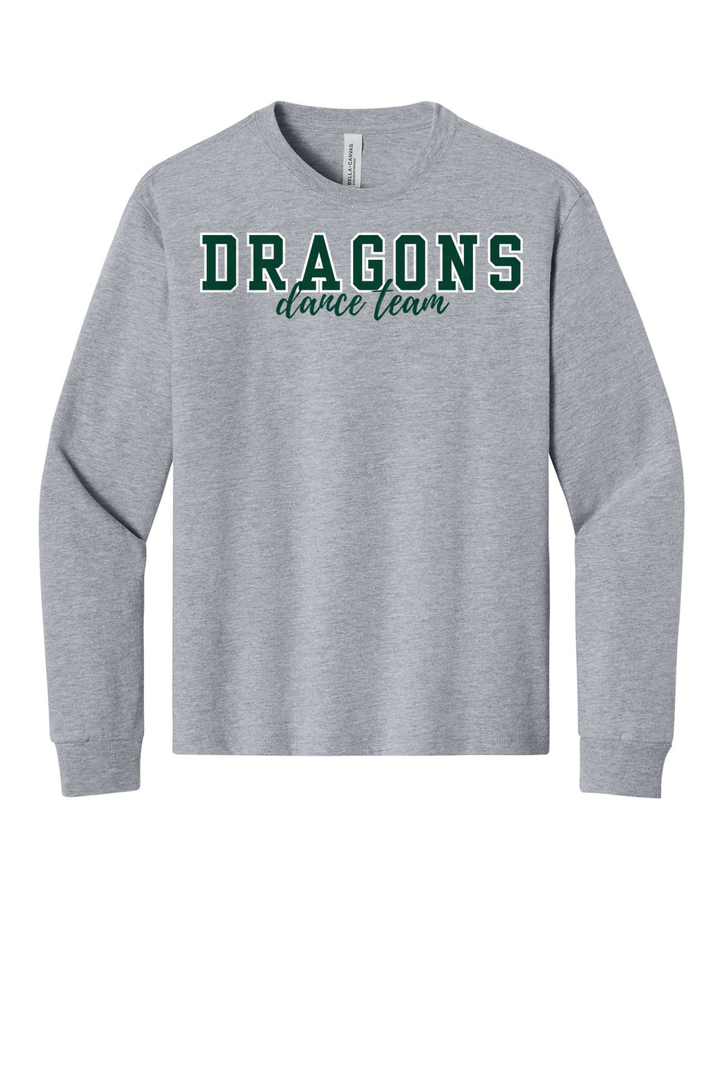 Youth Long Sleeve Tee - Heather Gray