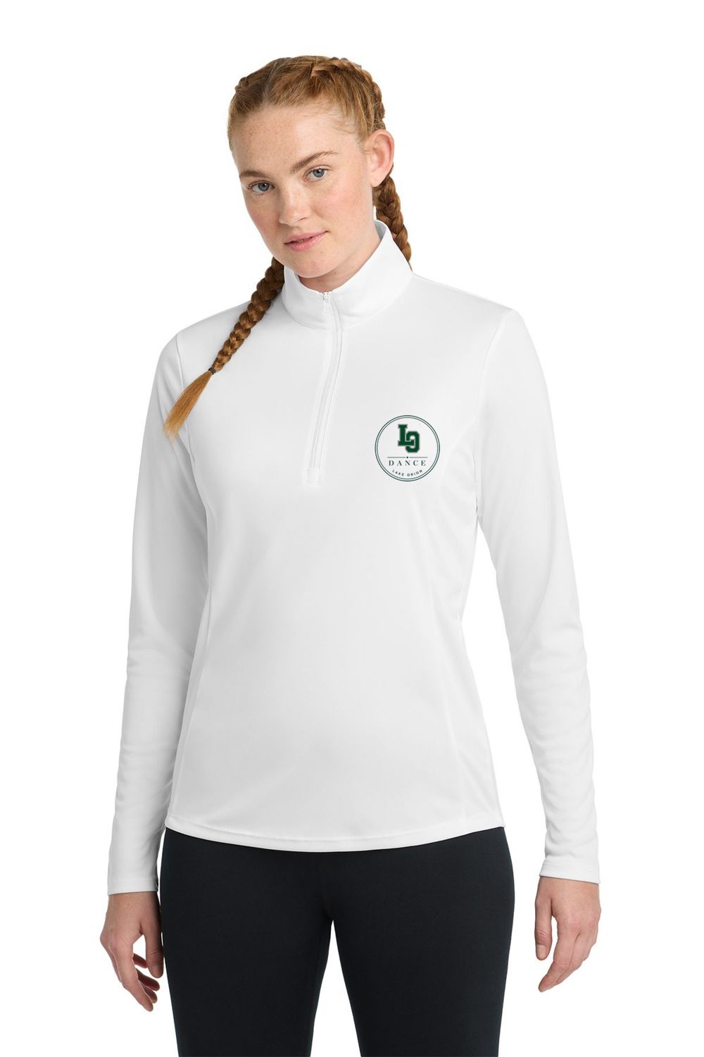 Quarter Zip (Women's) - White