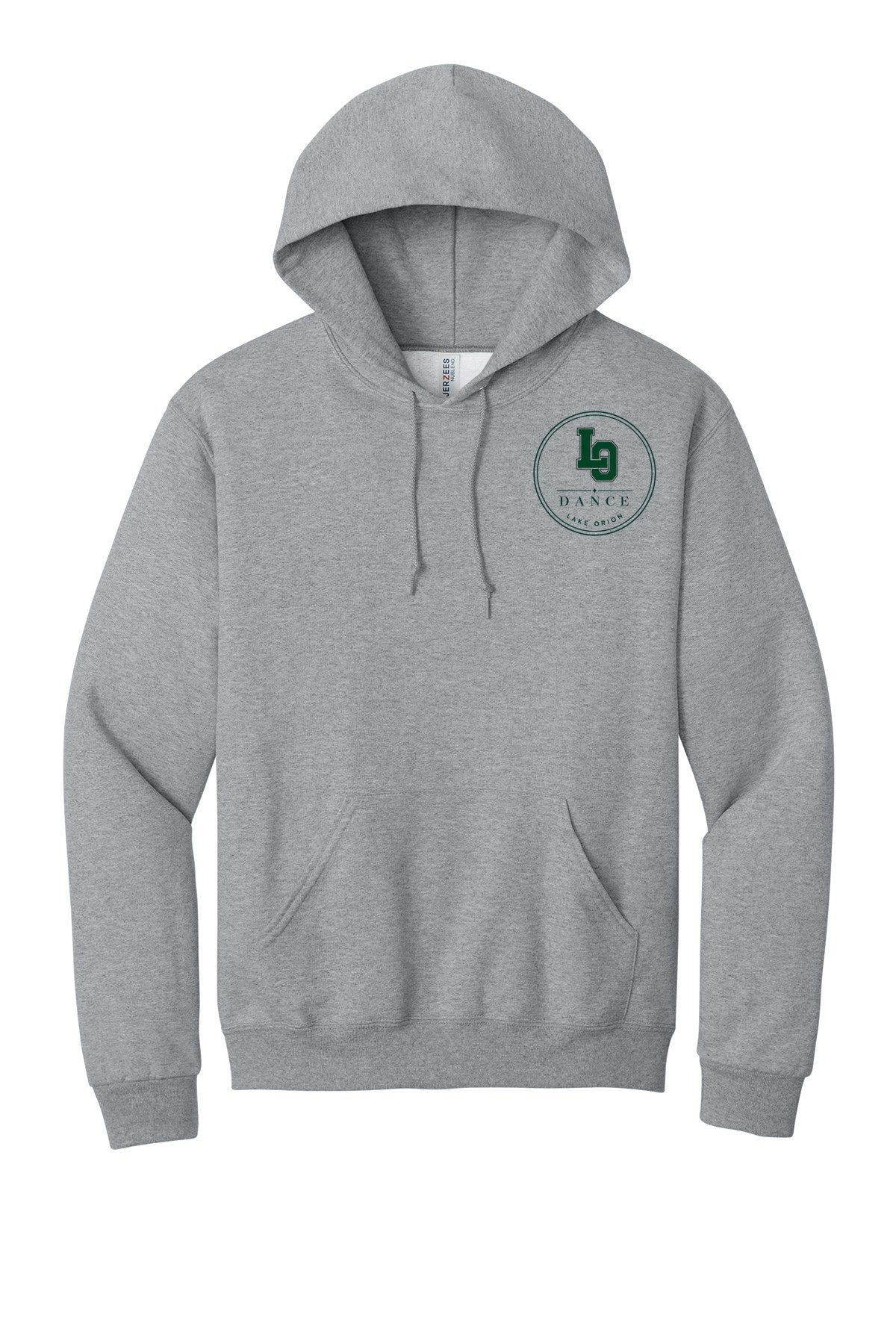 LO Dance Coach Pullover Hoodie - LO Dance circle (left chest) - AthlHthr