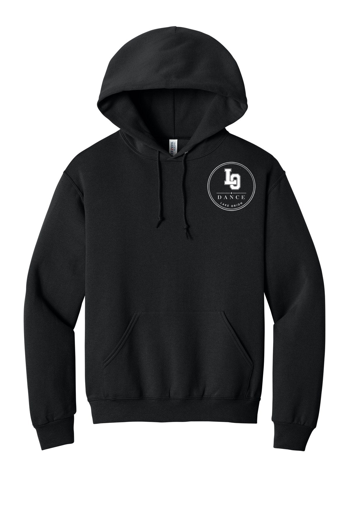 LO Dance Coach Pullover Hoodie - LO Dance circle (left chest) - Black