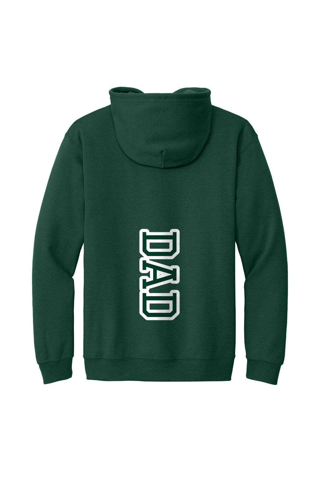 LO Dance Dance Dad Full-Zip Hoodie - DAD down the back (optional) - ForestGrn