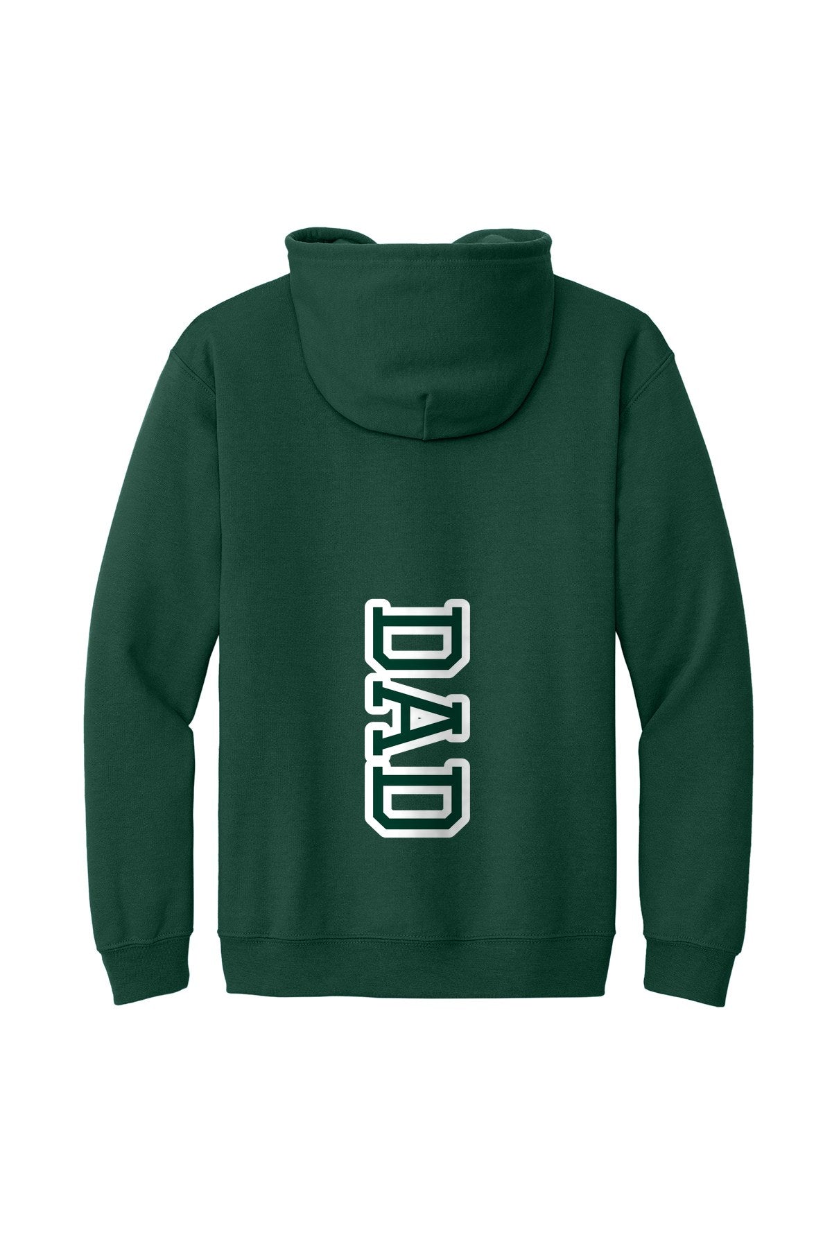 LO Dance Dance Dad Full-Zip Hoodie - DAD down the back (optional) - ForestGrn
