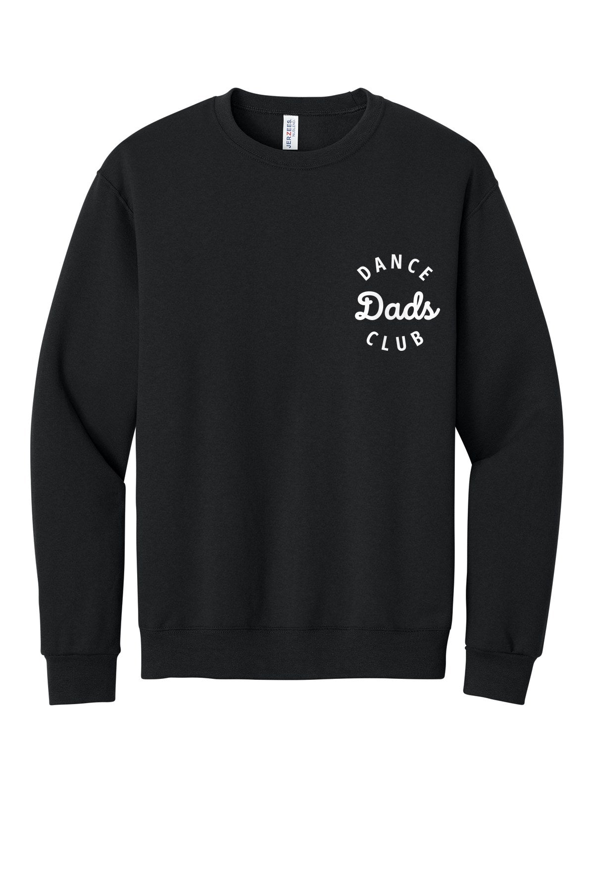 LO Dance Dance Dad Crewneck Sweatshirt - Dance Dads Club (left chest) - Black