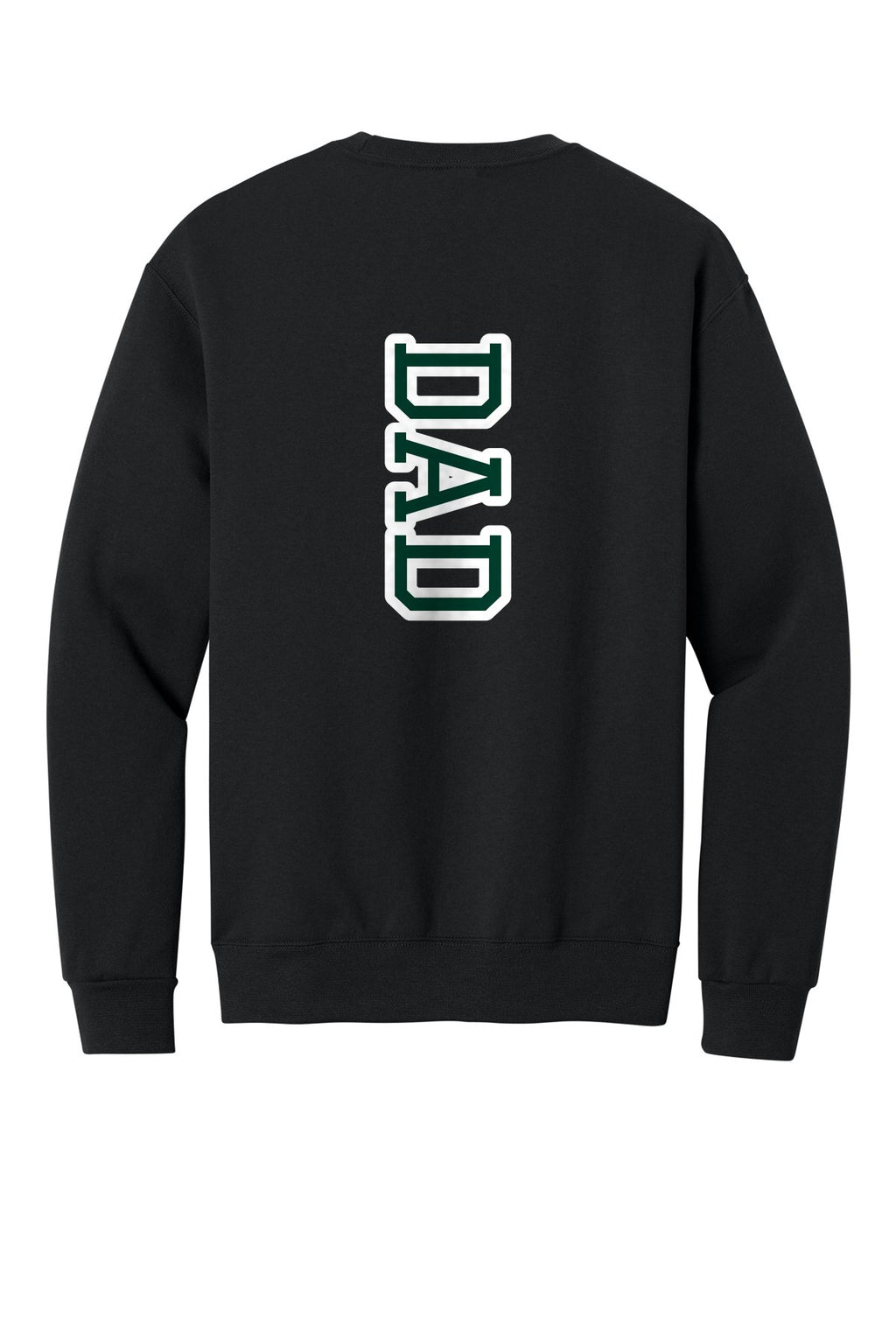 LO Dance Dance Dad Crewneck Sweatshirt - DAD down the back (optional) - Black