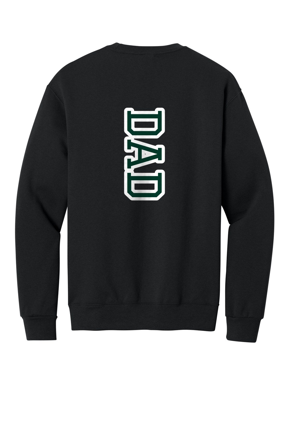 LO Dance Dance Dad Crewneck Sweatshirt - DAD down the back (optional) - Black