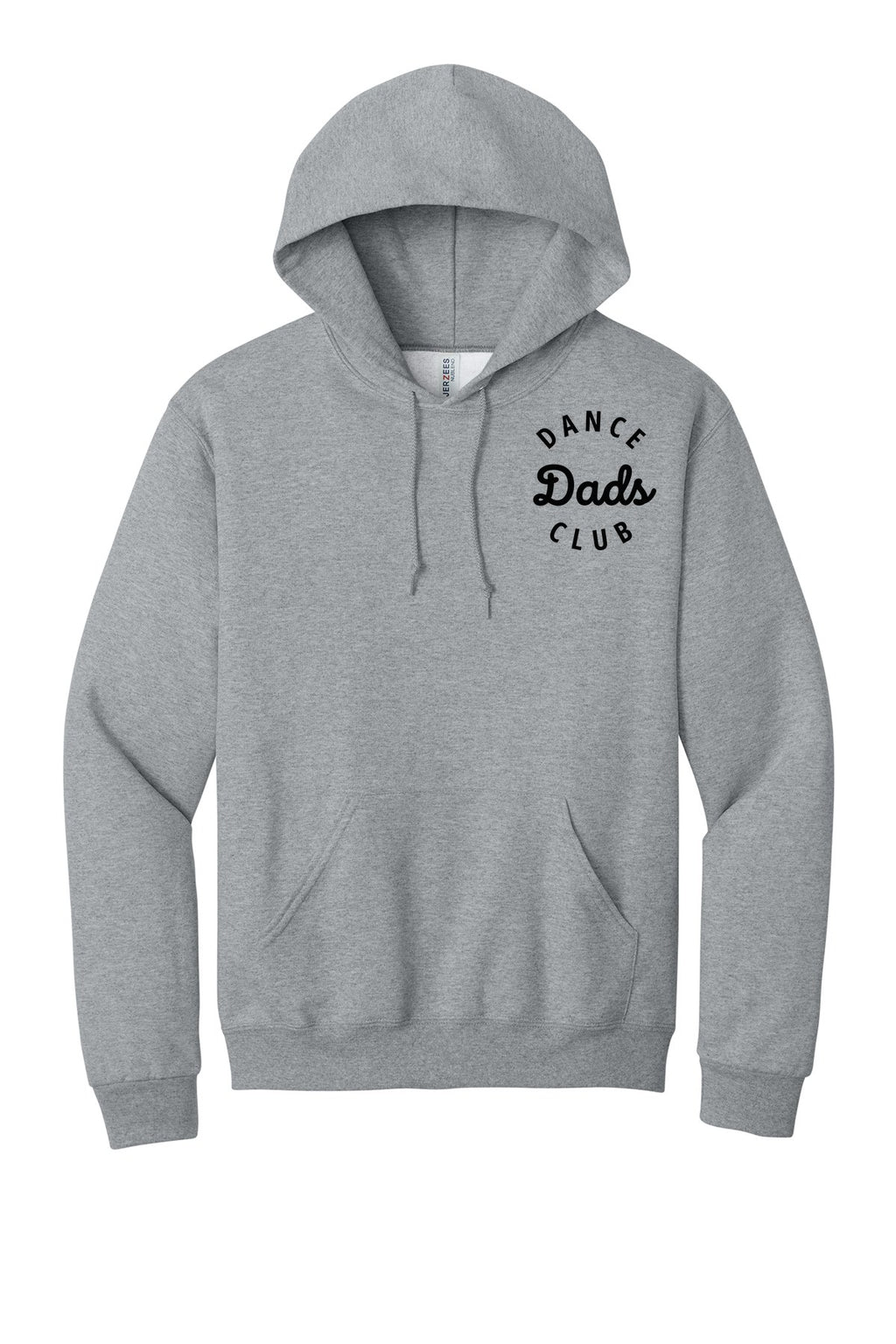 LO Dance Dance Dad Pullover Hoodie - Dance Dads Club (left chest) - AthlHthr