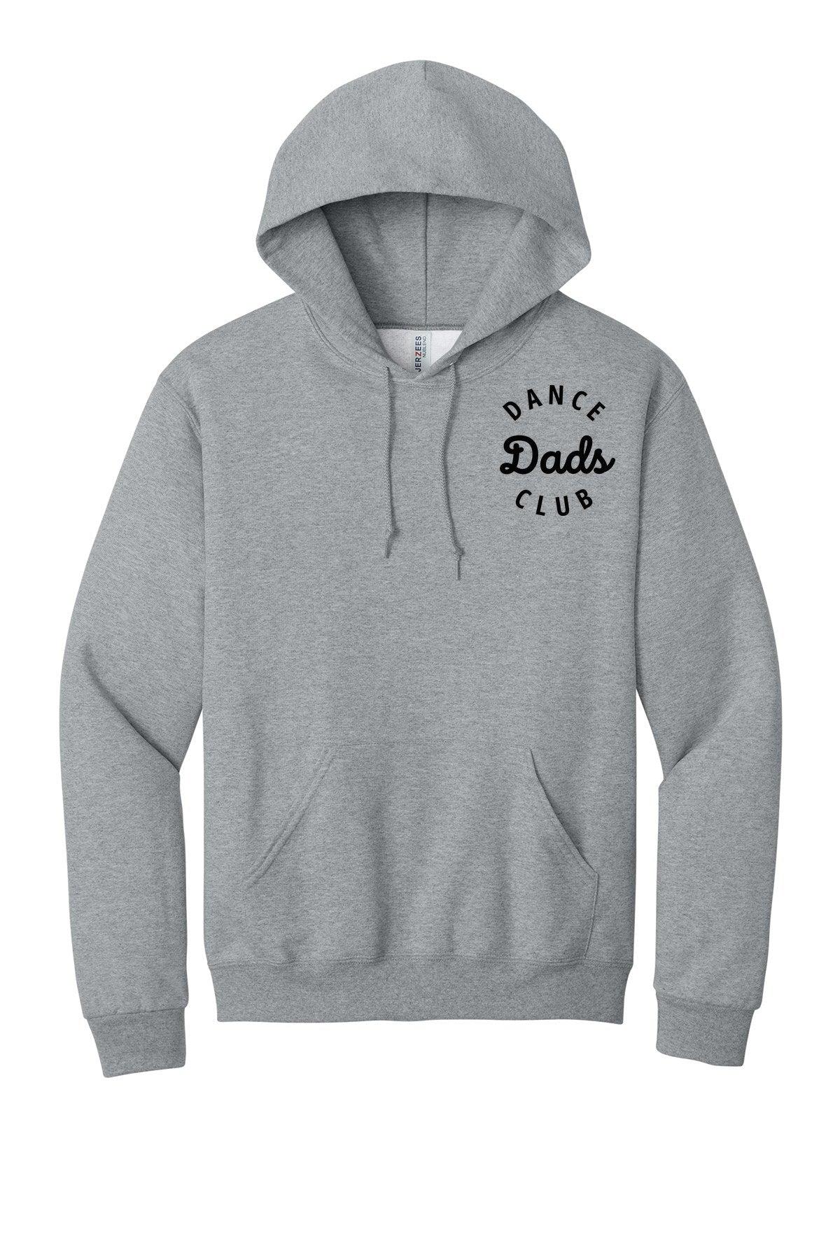 LO Dance Dance Dad Pullover Hoodie - Dance Dads Club (left chest) - AthlHthr