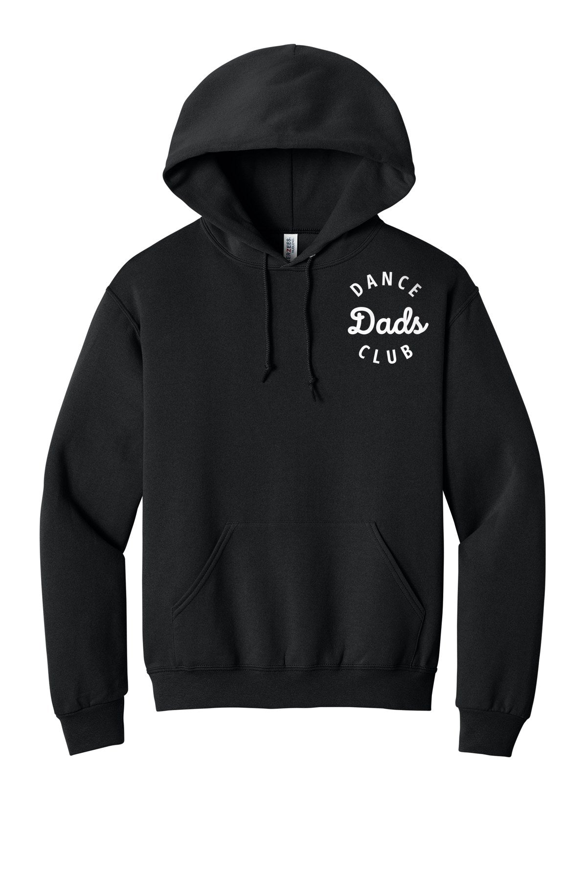 LO Dance Dance Dad Pullover Hoodie - Dance Dads Club (left chest) - Black