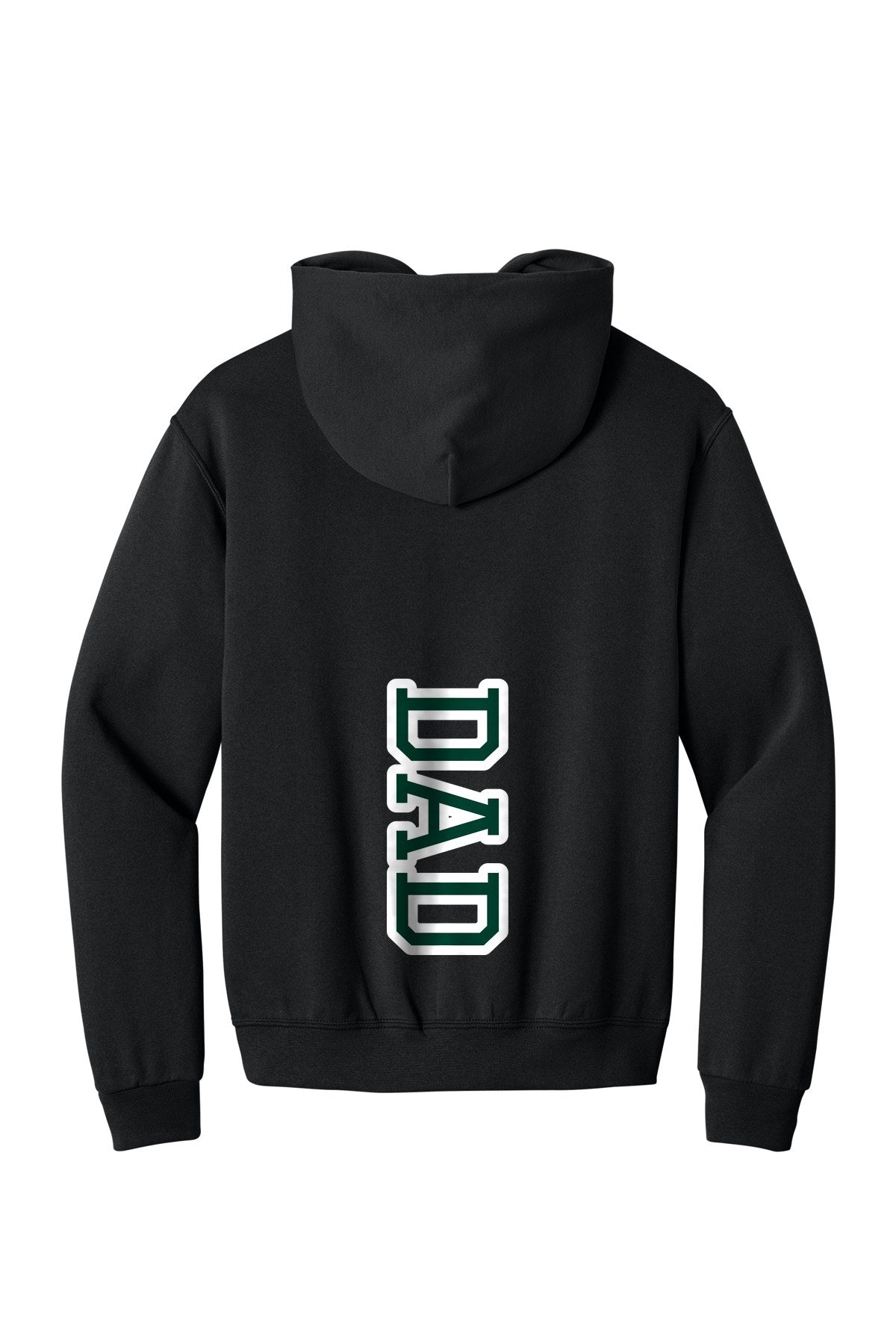 LO Dance Dance Dad Pullover Hoodie - DAD down the back (optional) - Black