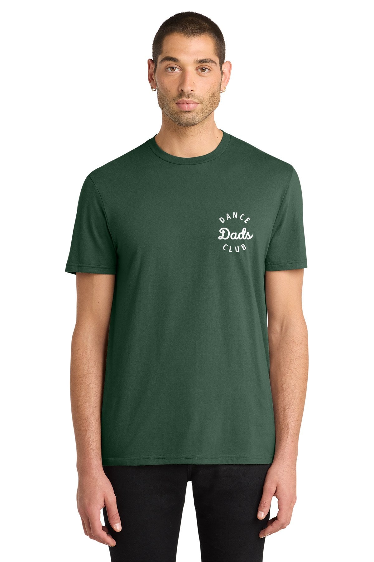 LO Dance Dance Dad Very Important Tee - Dance Dads Club (left chest) - ForestGrn