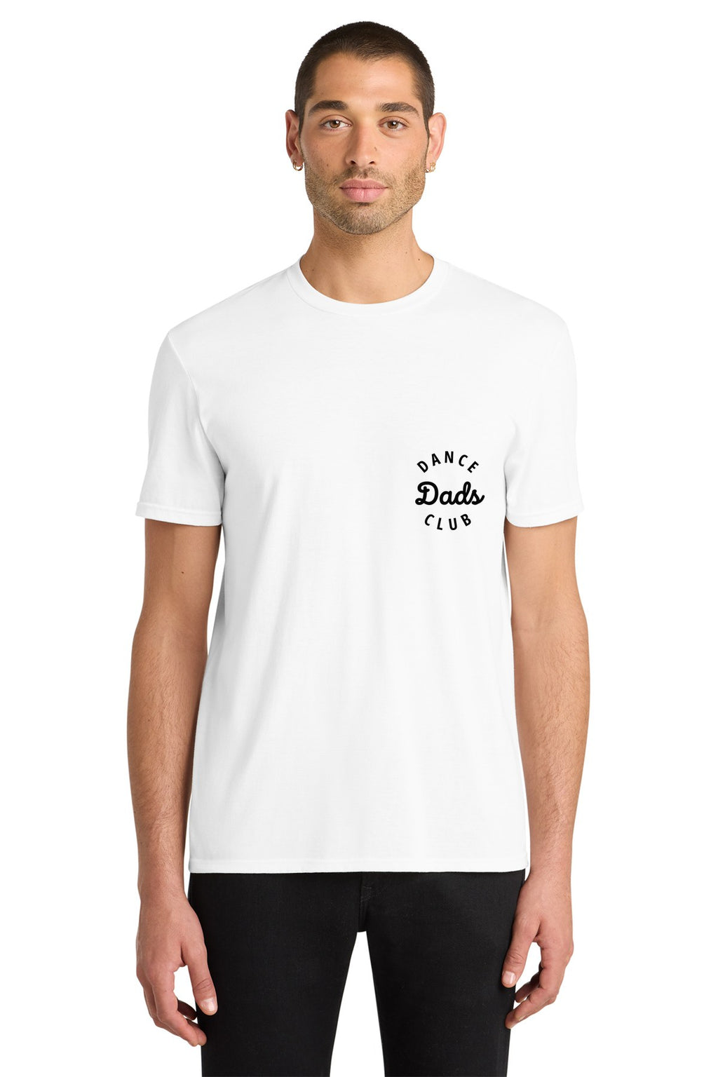 LO Dance Dance Dad Very Important Tee - Dance Dads Club (left chest) - White