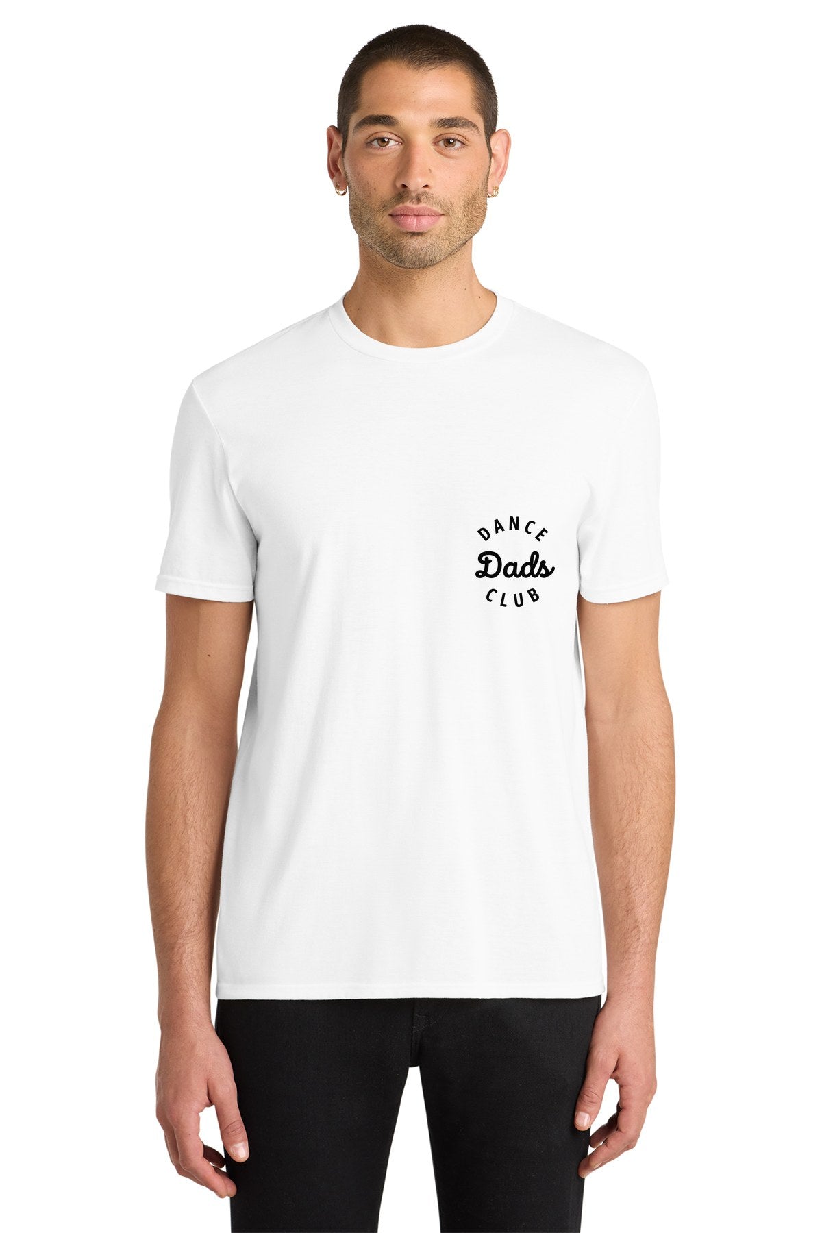 LO Dance Dance Dad Very Important Tee - Dance Dads Club (left chest) - White