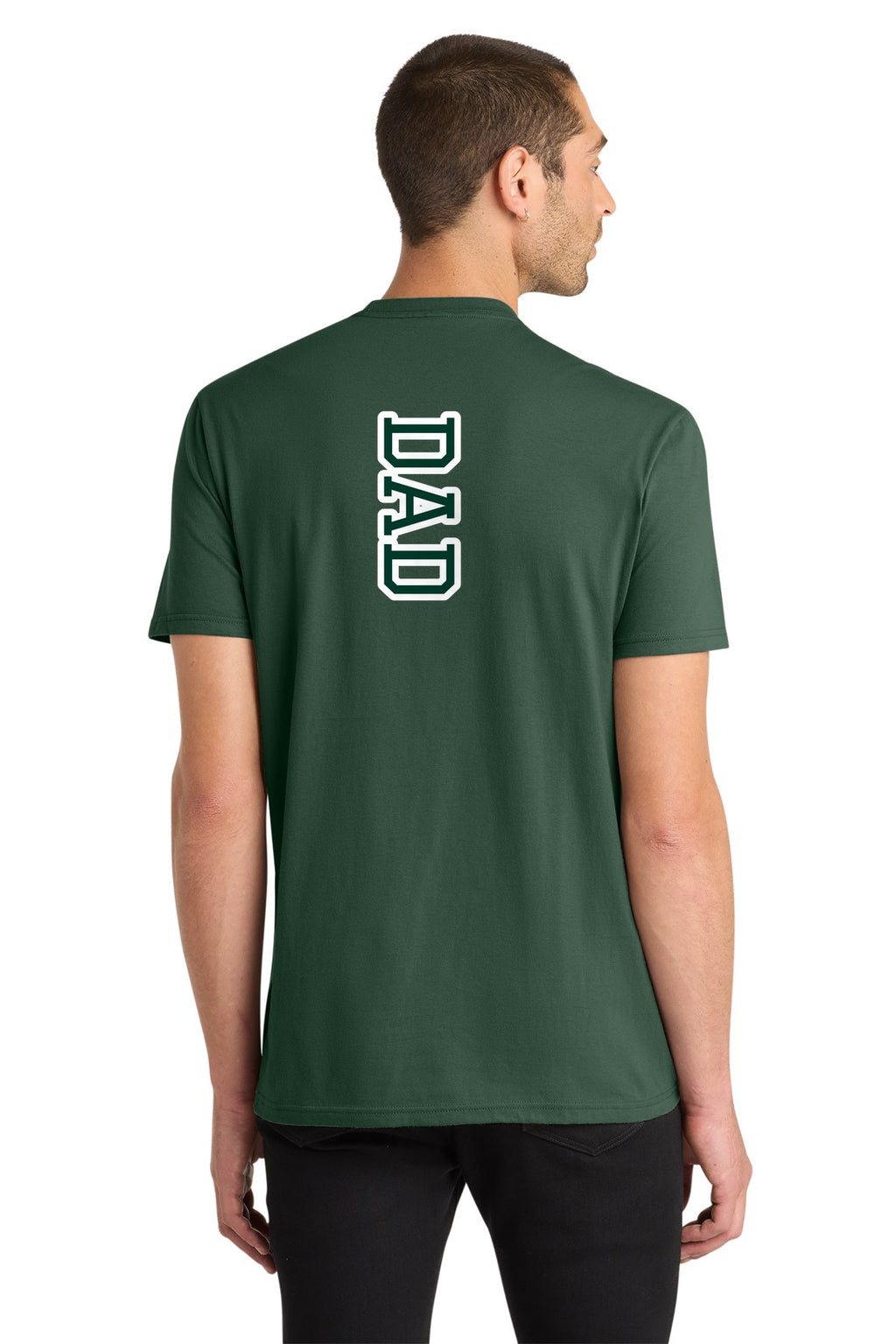LO Dance Dance Dad Very Important Tee - DAD down the back (optional) - ForestGrn