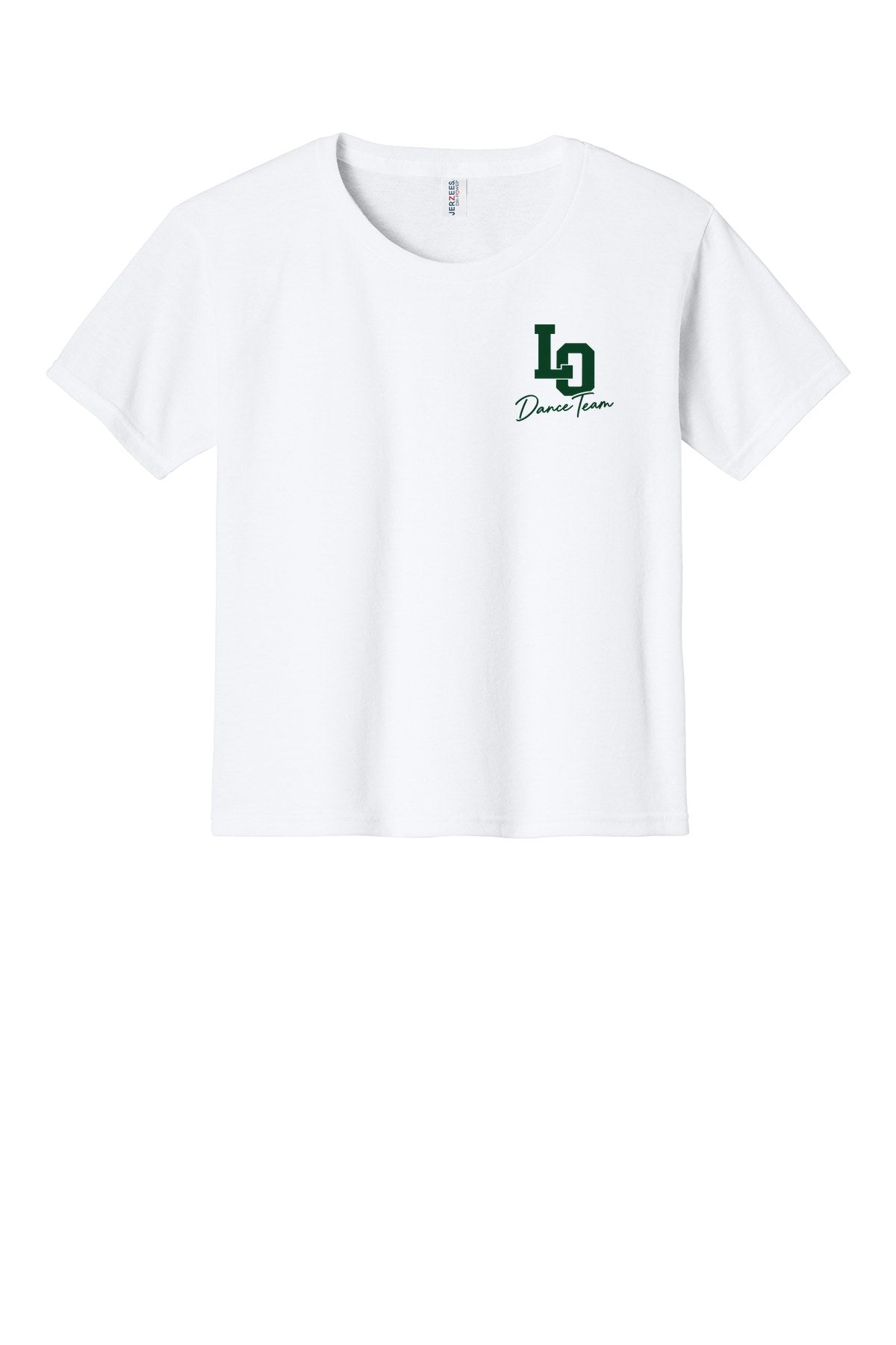 LO Dance Support Crew Youth Tee - LO Dance Team (left chest) - White