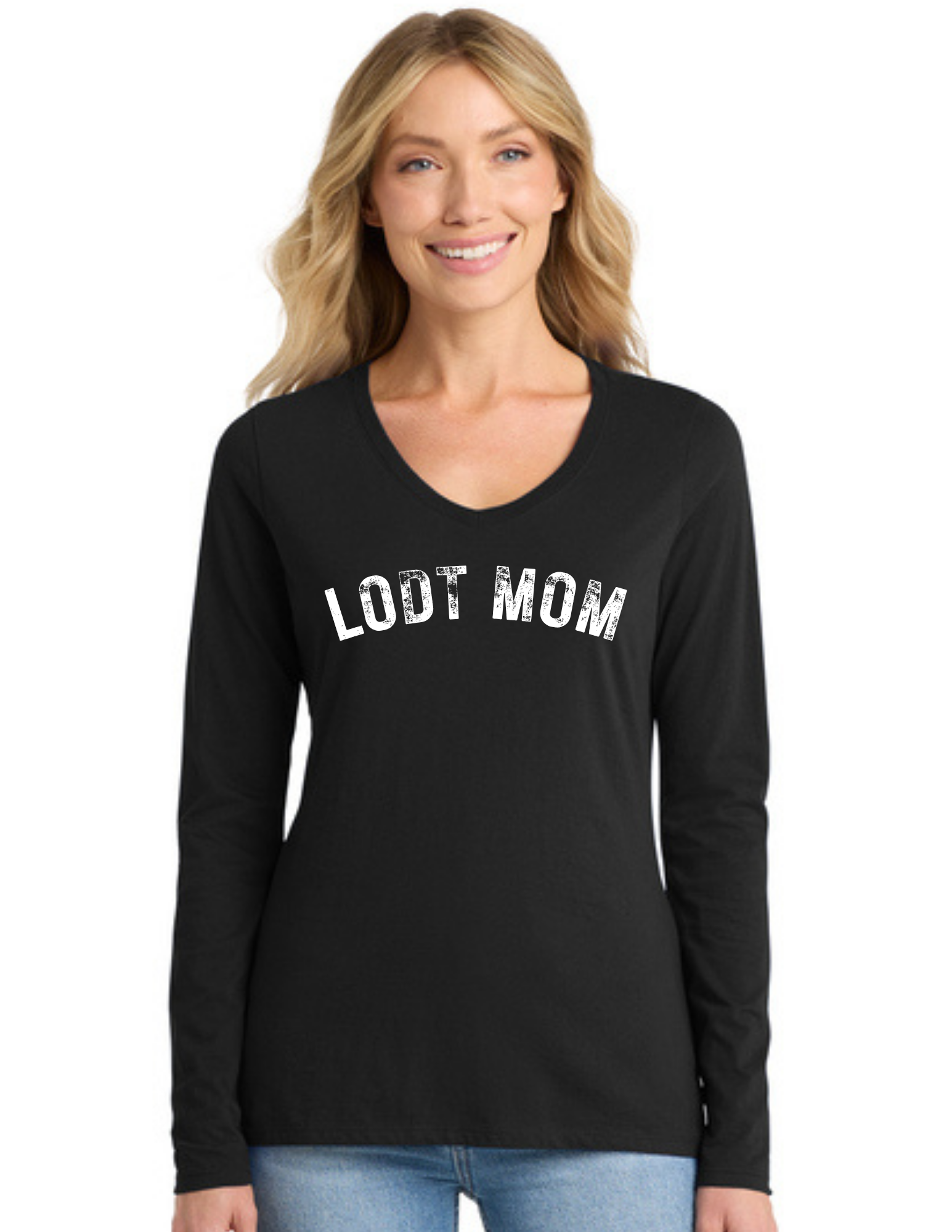 LODT Mom Ladies Long Sleeve Fan Favorite V-Neck T