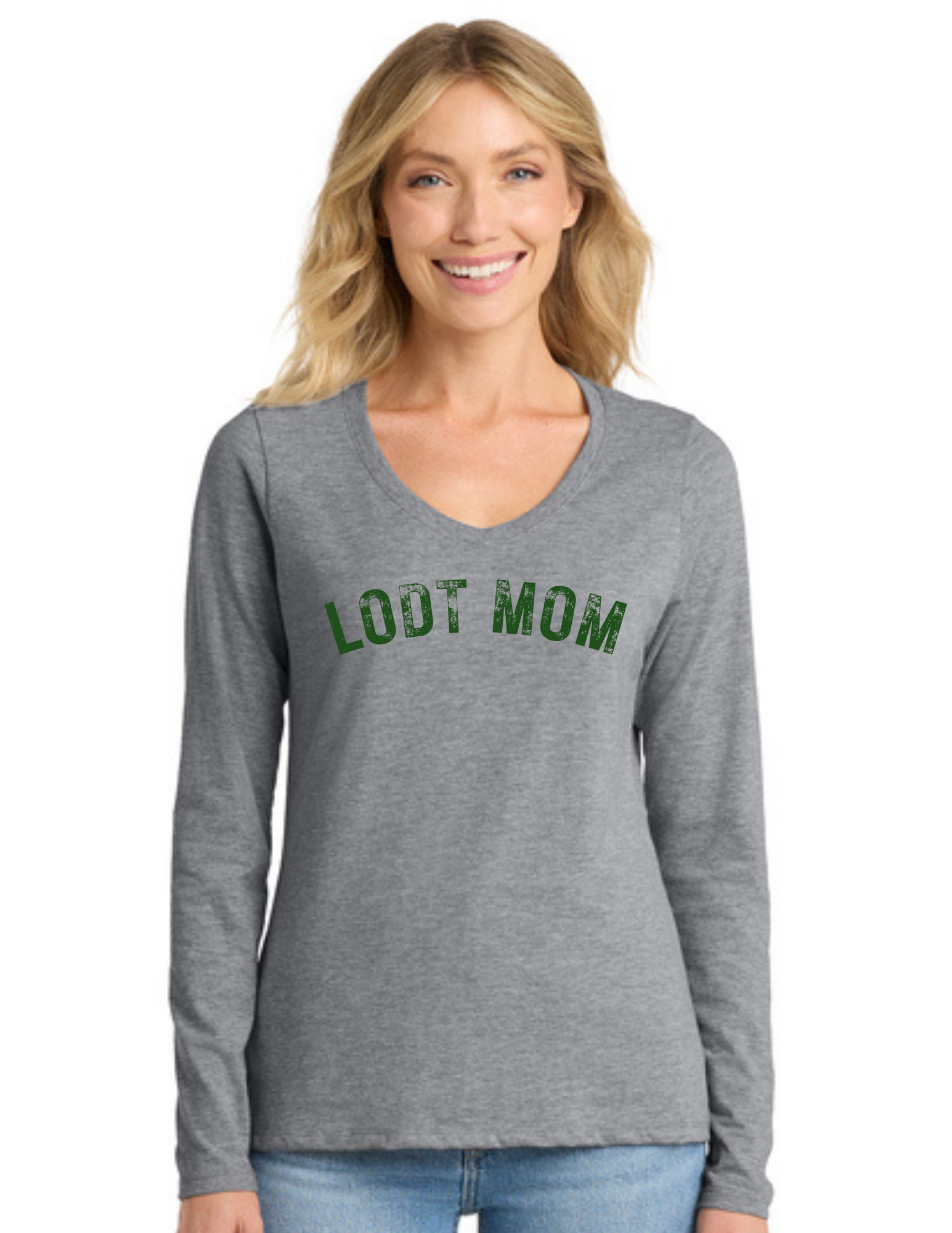 LODT Mom Ladies Long Sleeve Fan Favorite V-Neck T