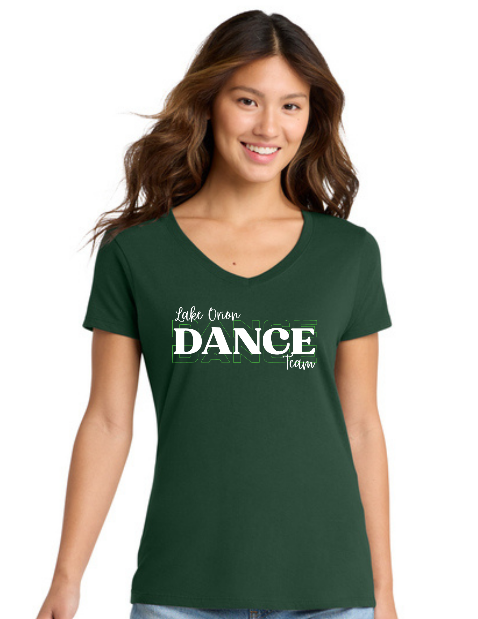 Shadowed Dance Team Ladies Short Sleeve Fan Favorite V-Neck T