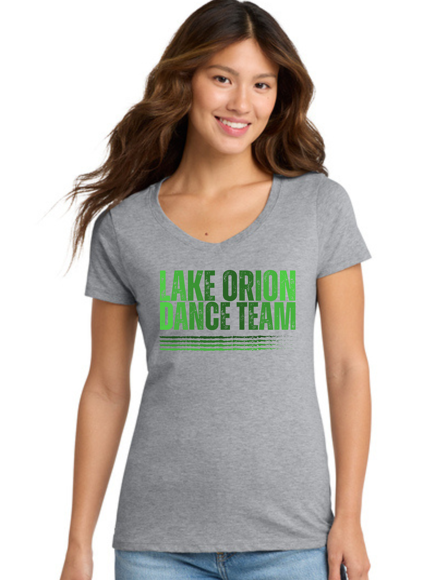 Ombre LO Dance Team Ladies Short Seeve Fan Favorite V-Neck T