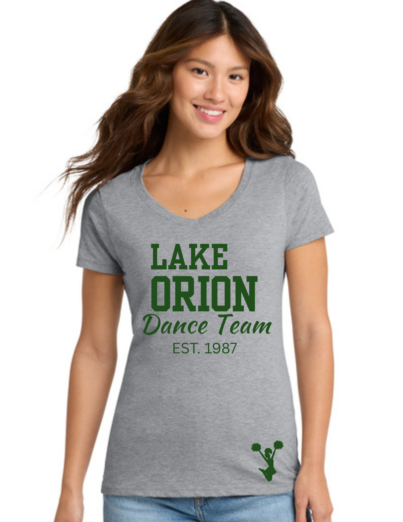 EST 1987 Dance Team Ladies Short Sleeve Fan Favorite V-Neck T