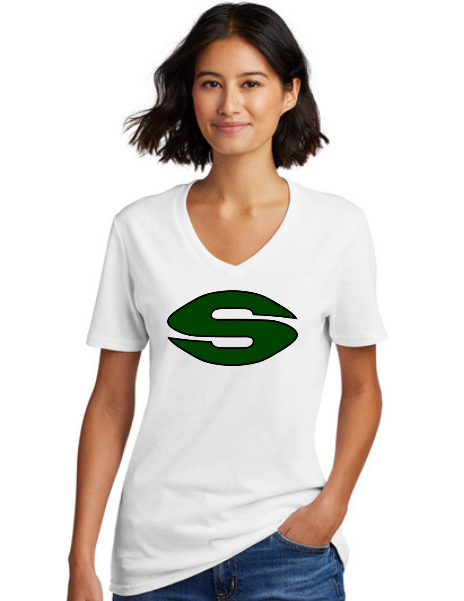 Scripps Women's Core Cotton V-Neck Tee