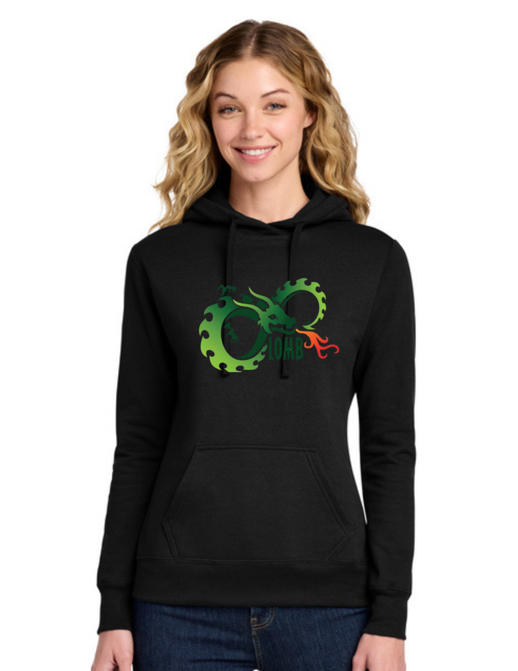 LOMB Women's Core Fleece Pullover Hooded Sweatshirt