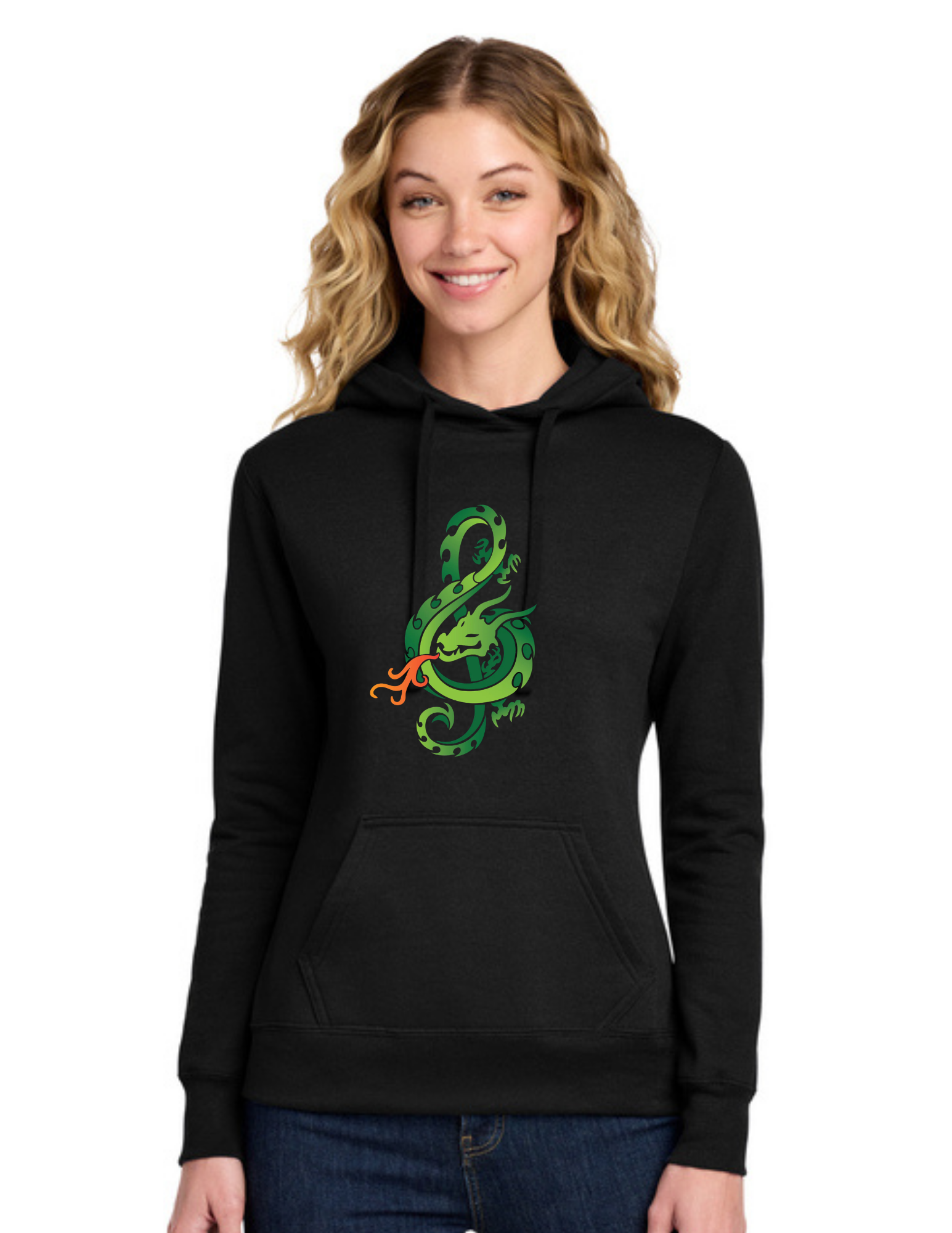 LOMB Women's Core Fleece Pullover Hooded Sweatshirt
