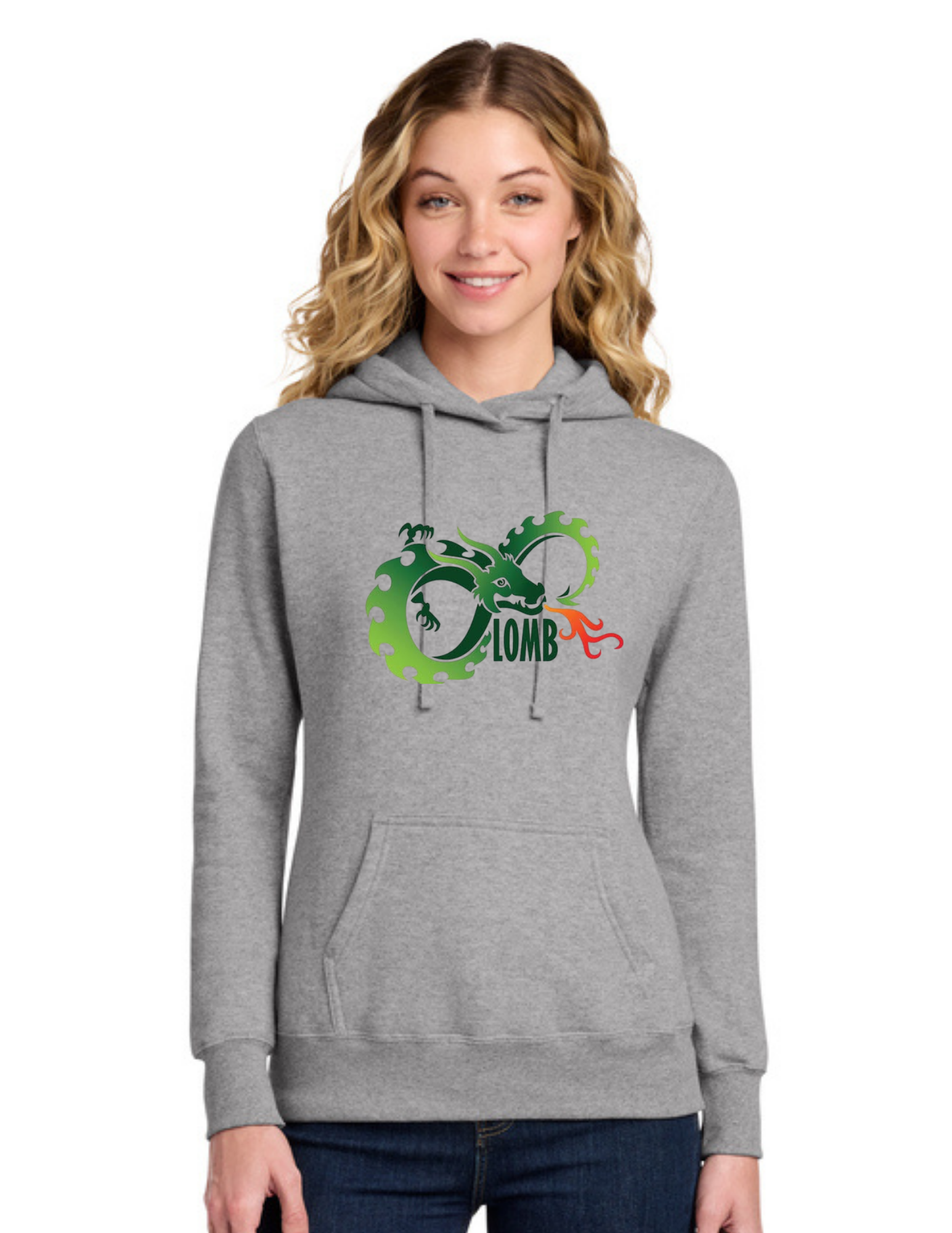 LOMB Women's Core Fleece Pullover Hooded Sweatshirt