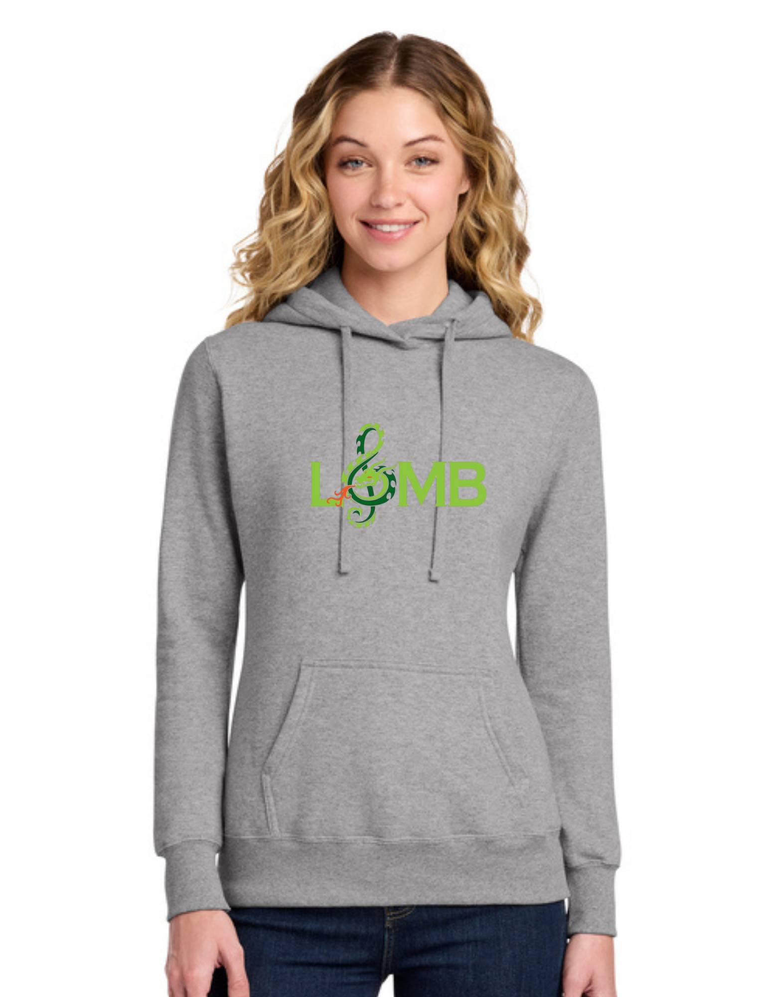 LOMB Women's Core Fleece Pullover Hooded Sweatshirt