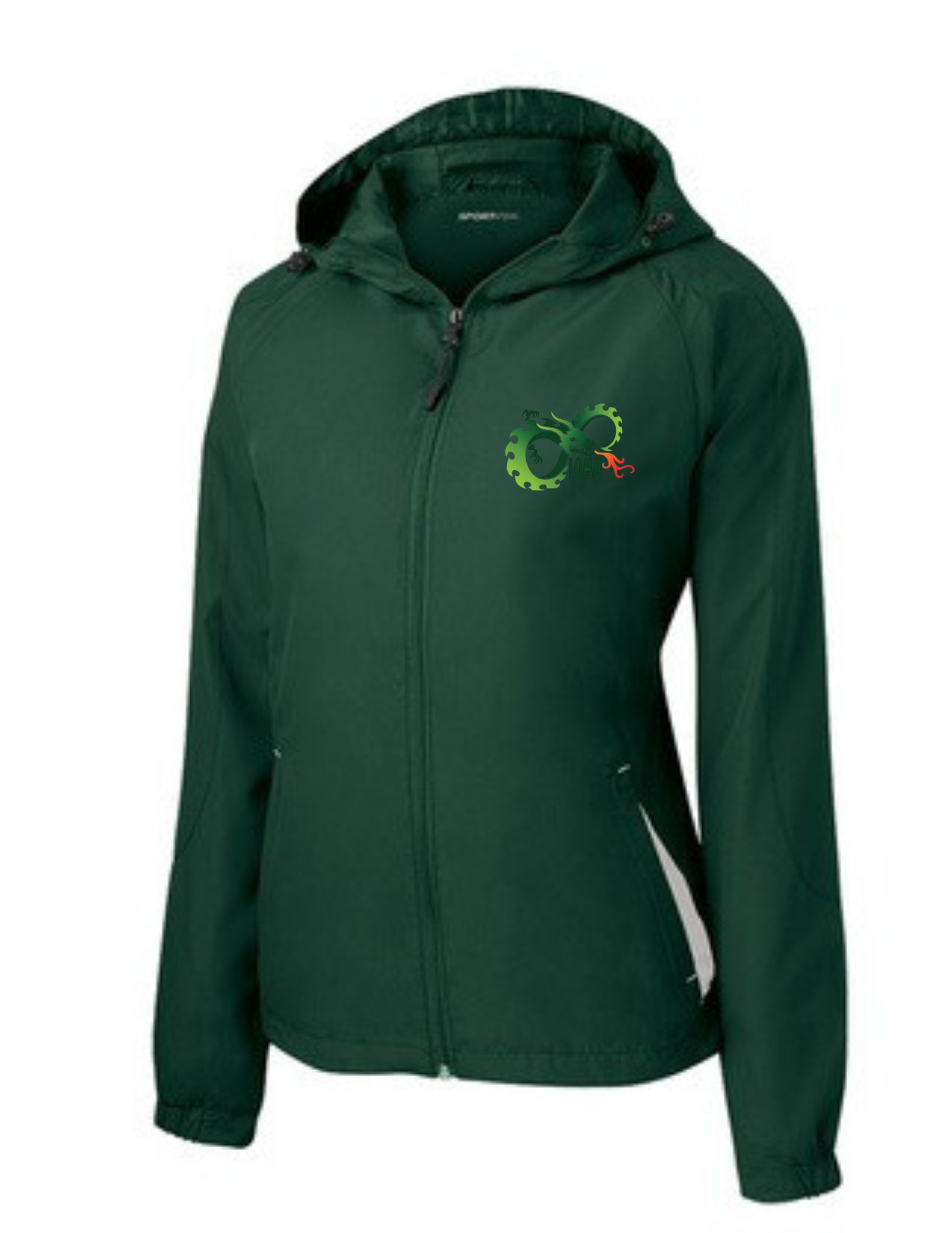 LOMB Women's Colorblock Hooded Raglan Jacket