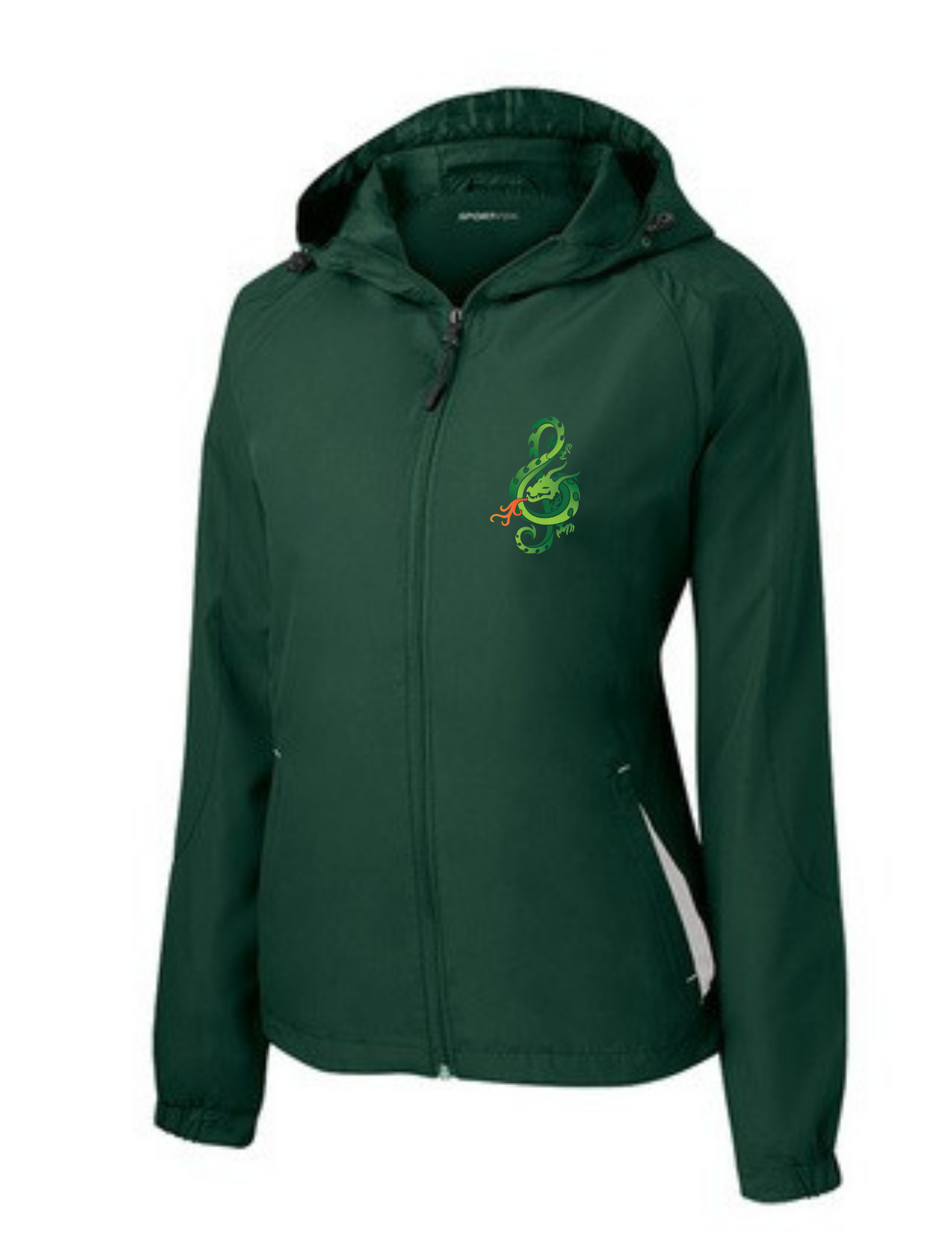 LOMB Women's Colorblock Hooded Raglan Jacket