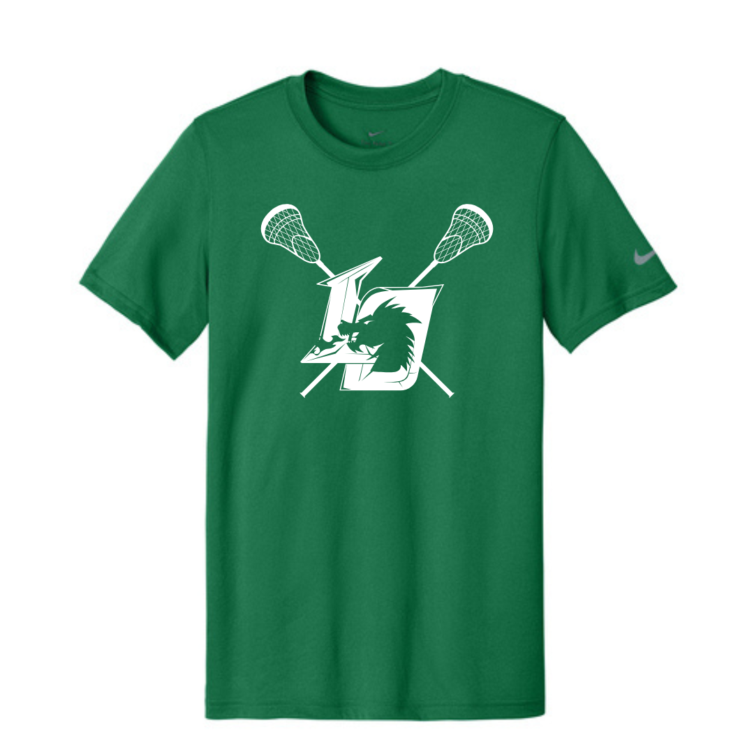 Lake Orion Dragons Lacrosse Nike Swoosh Sleeve rLegend Tee