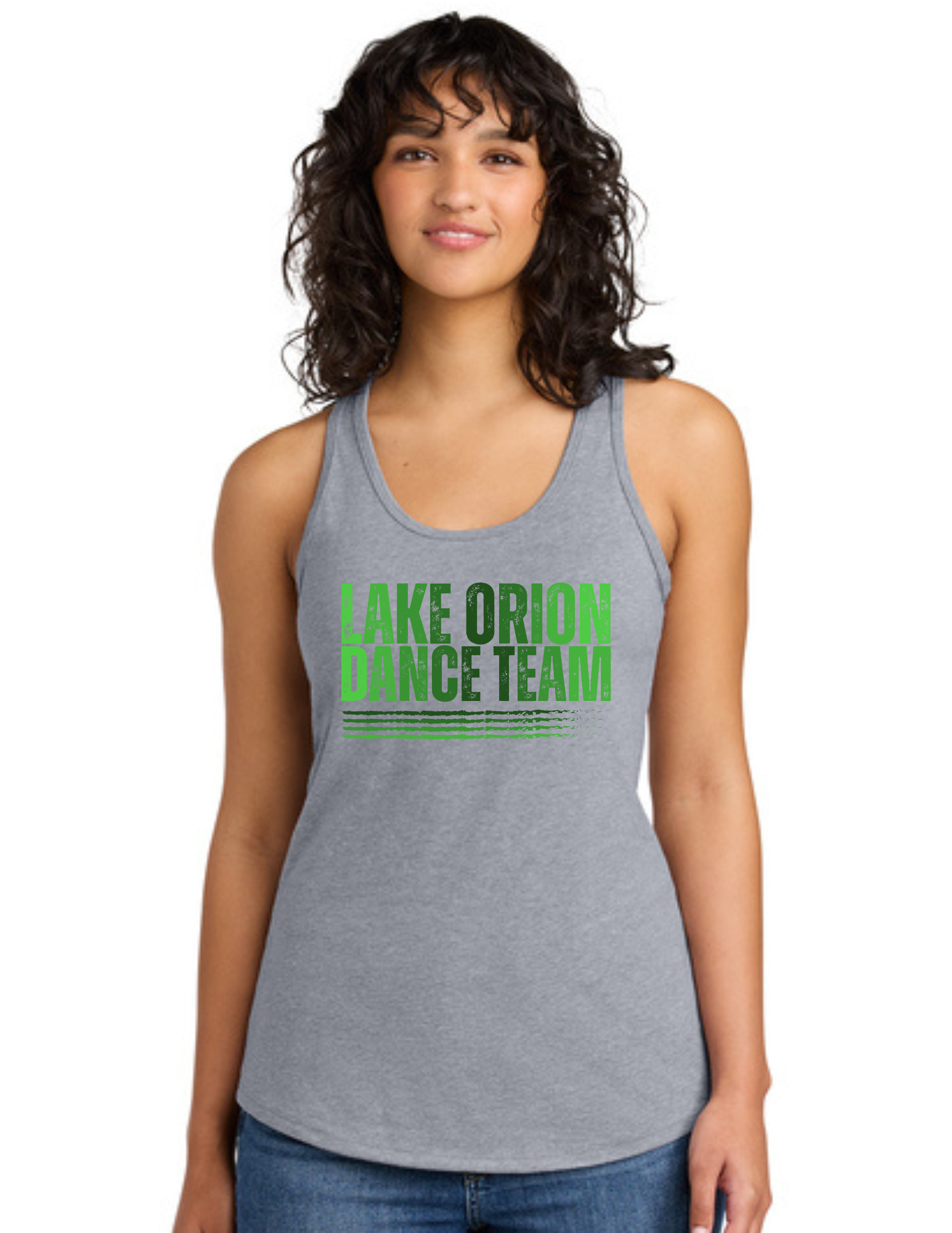 Ombre LO Dance Team Women's Ideal Racerback Tank
