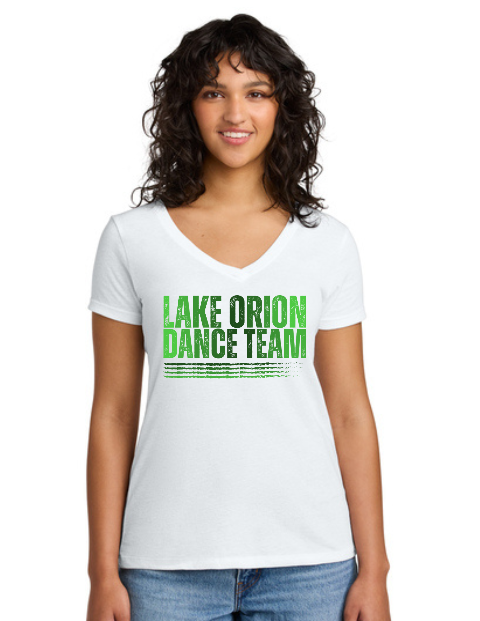 Ombre LO Dance Team Women's Ideal V-Neck Tee