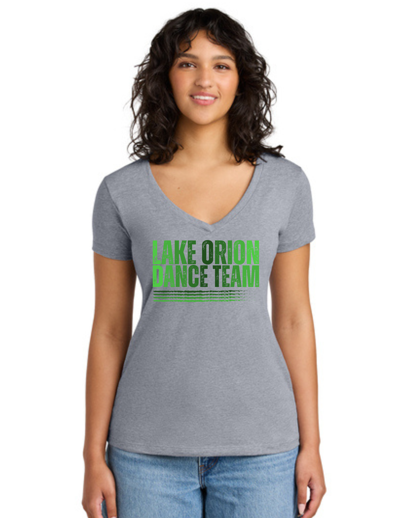 Ombre LO Dance Team Women's Ideal V-Neck Tee