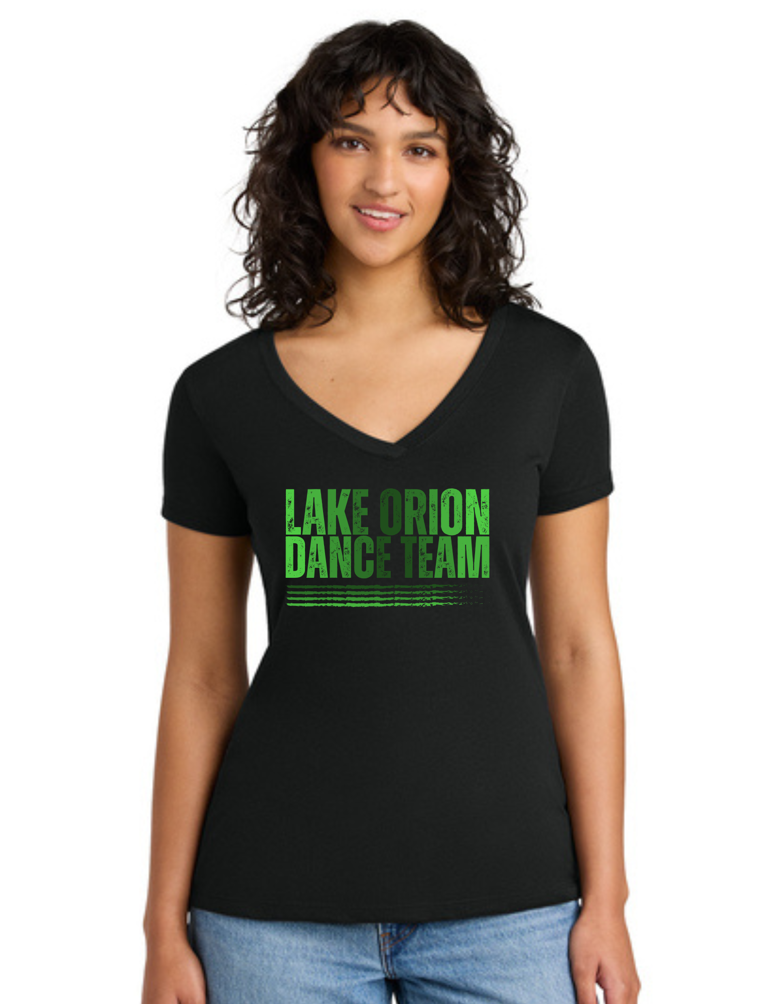 Ombre LO Dance Team Women's Ideal V-Neck Tee