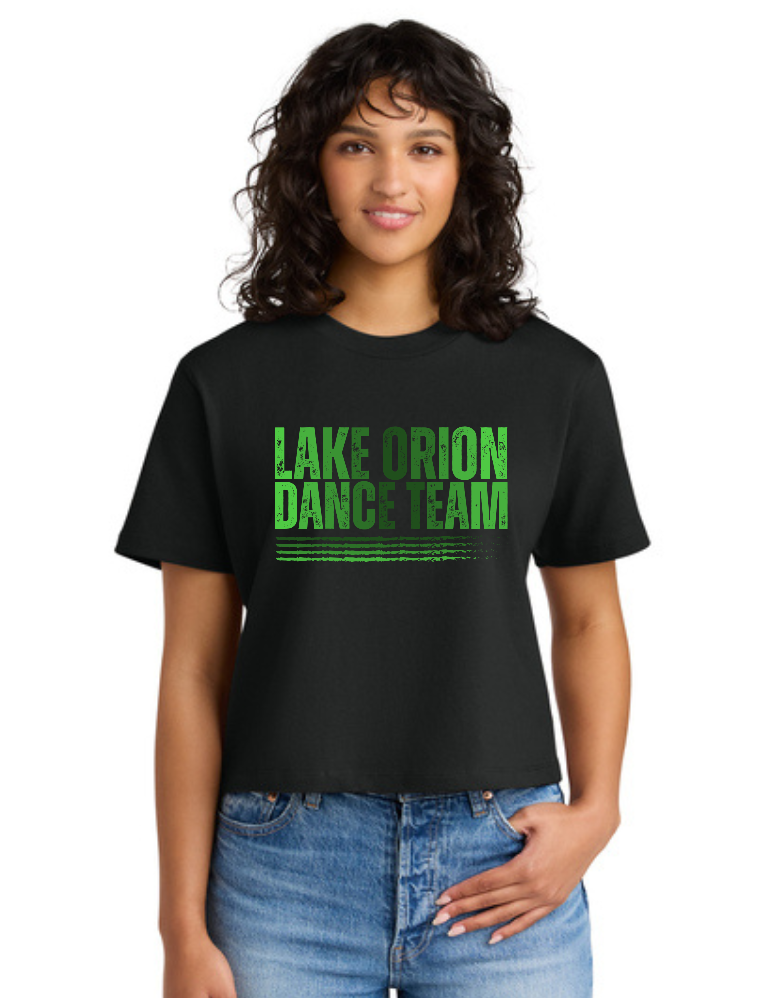 Ombre LO Dance Team Women's Heavyweight Boxy Tee