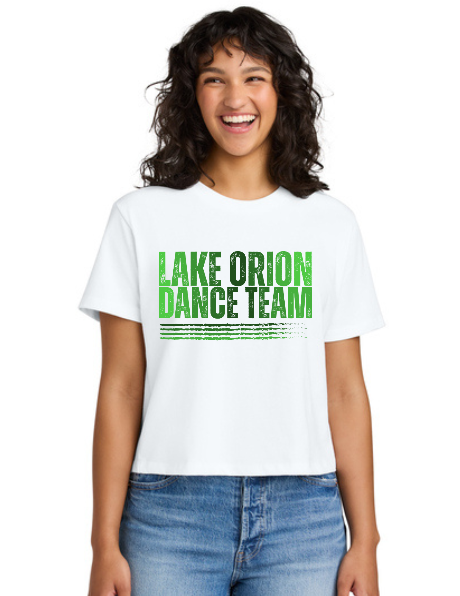 Ombre LO Dance Team Women's Heavyweight Boxy Tee